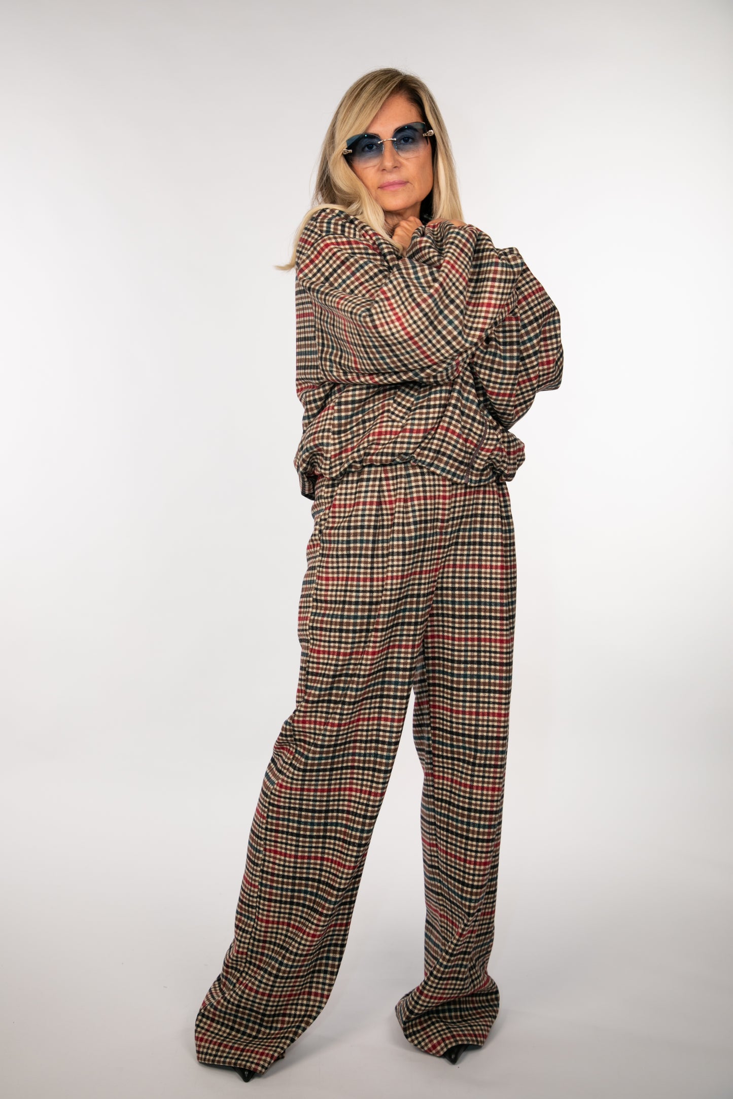 Mimi et mama. Pantalone quadri-30%