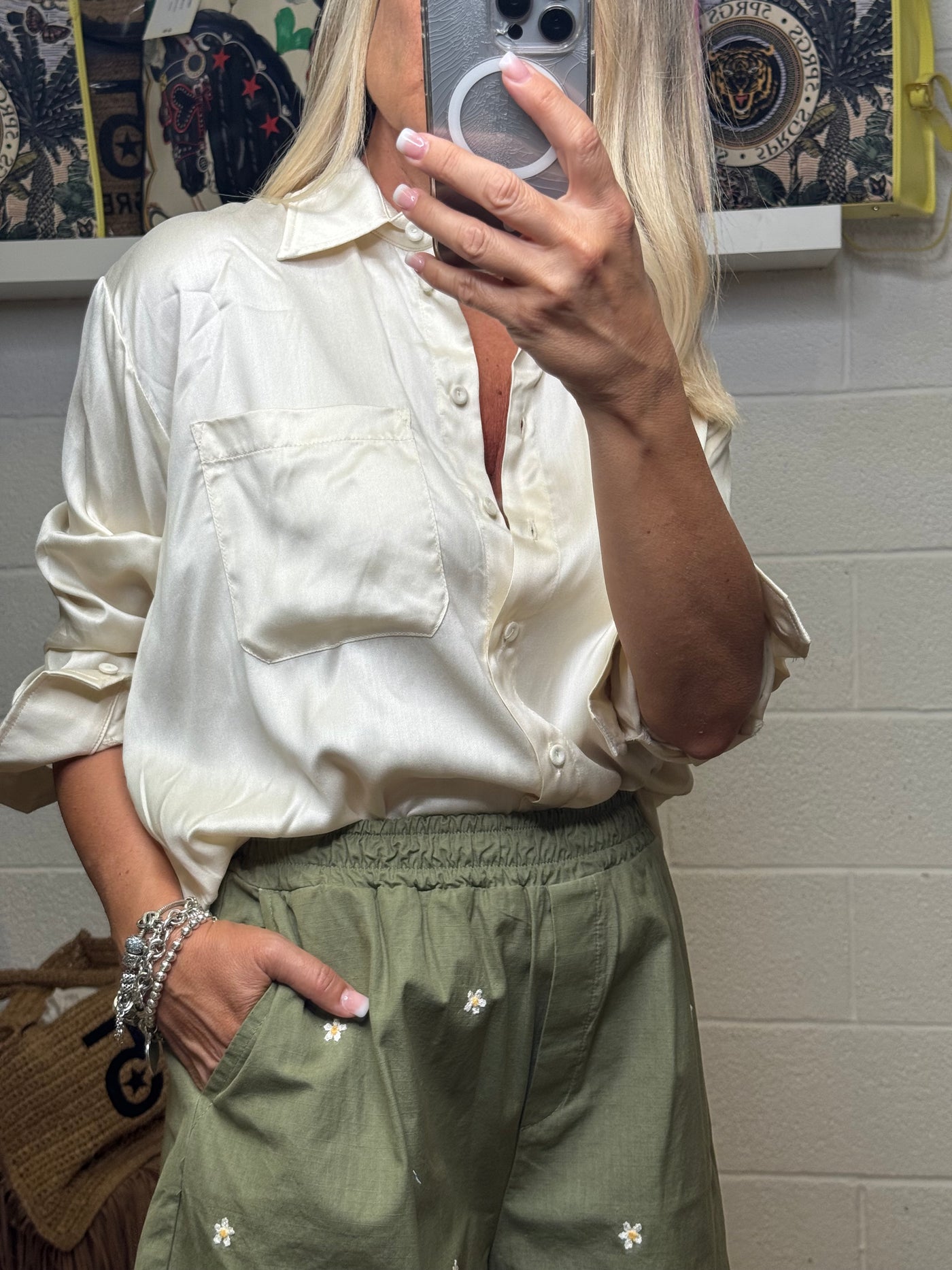 Front Street. Camicia burro