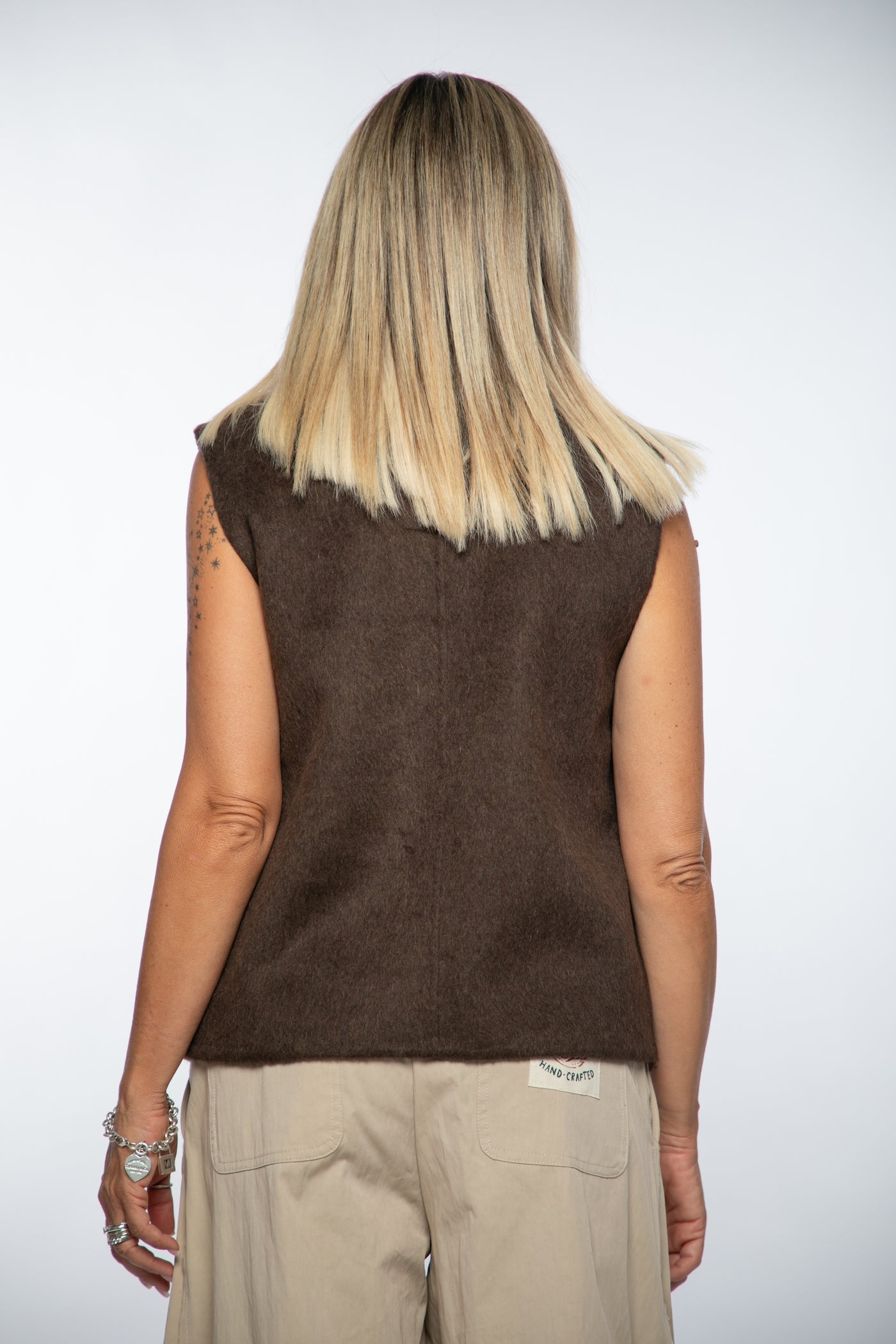 Front Street. Gilet fondente-60%
