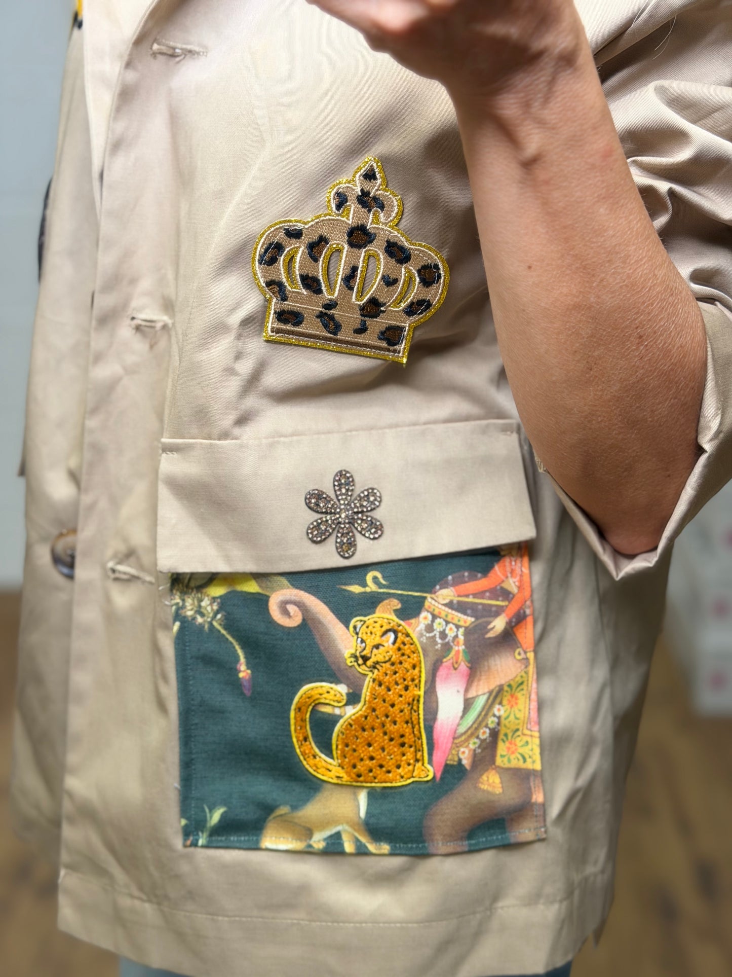 Abpink. Chiarina con patch verdi