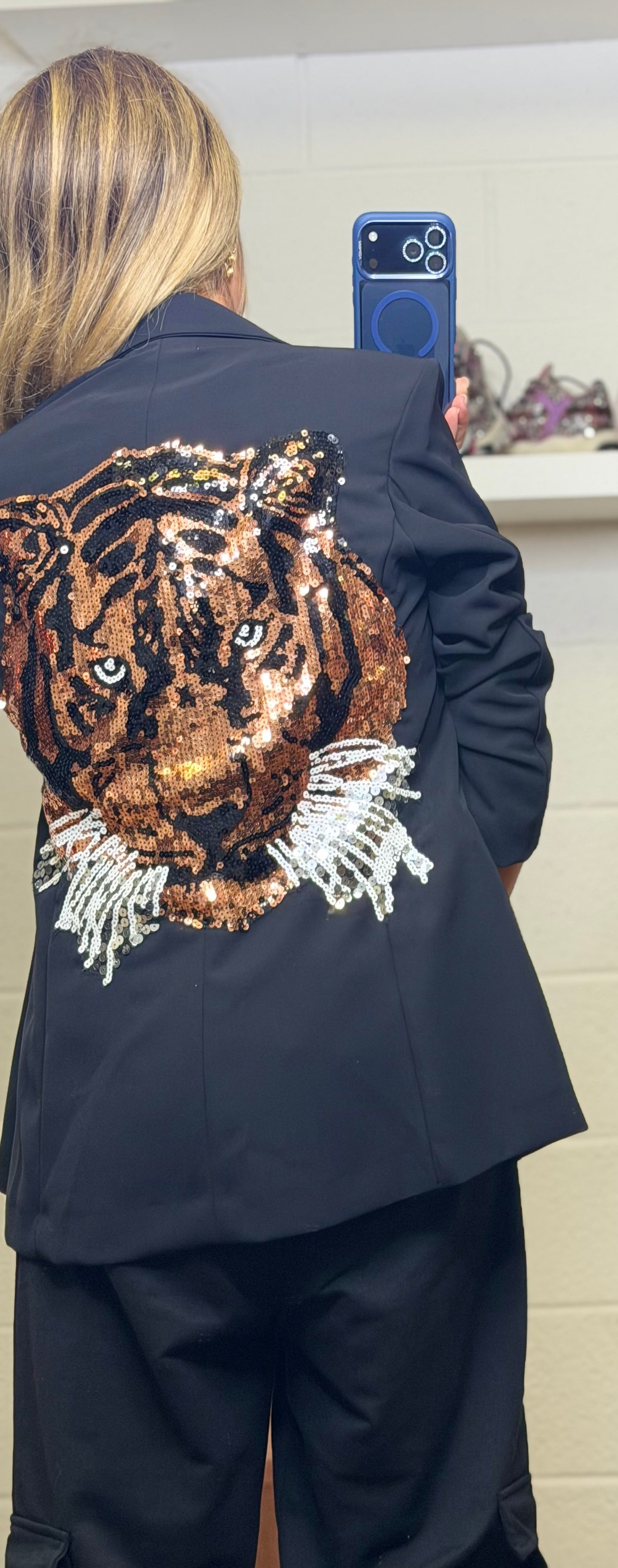 Abpink. Blazer Tiger gioiello