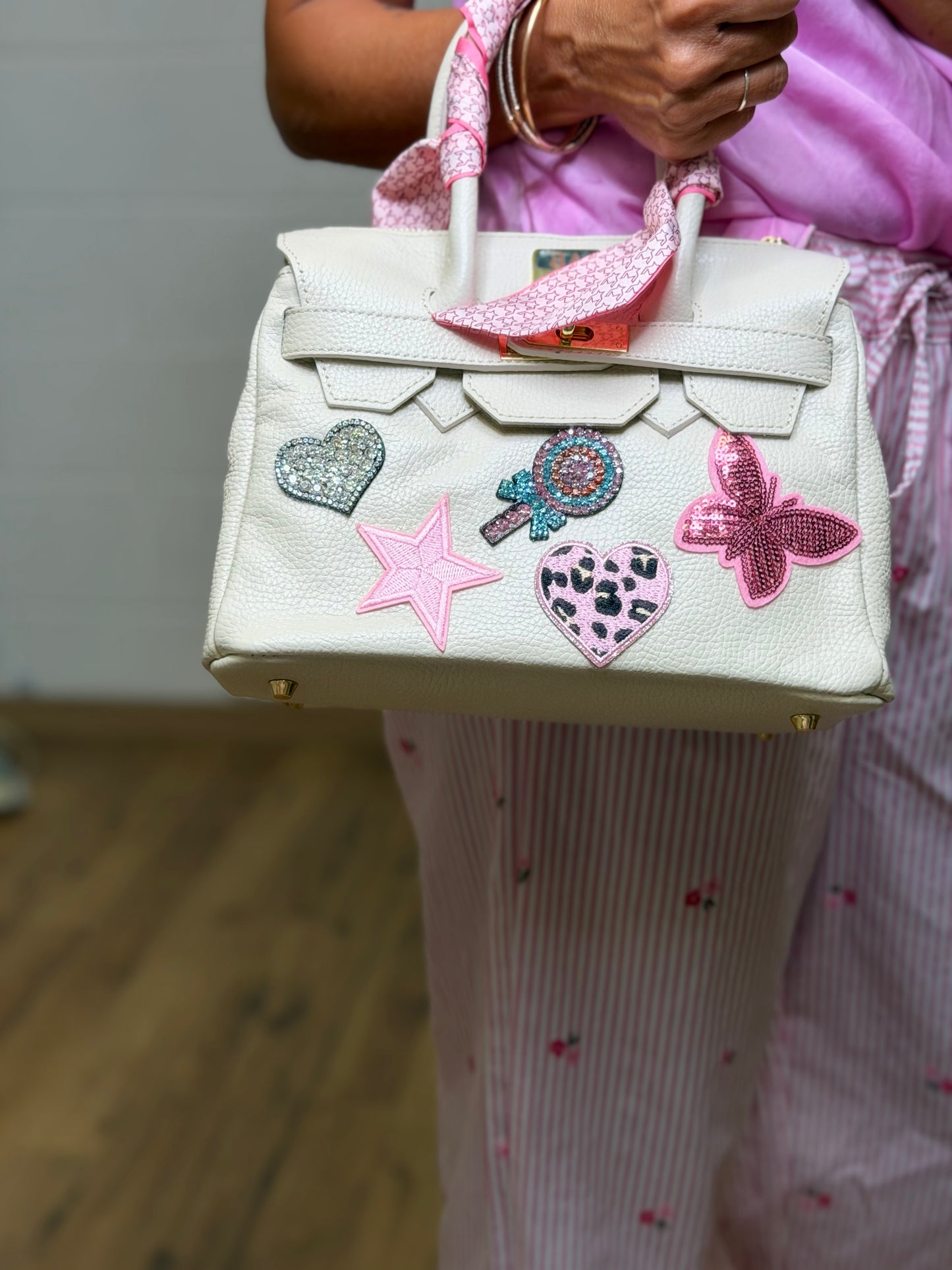 Abpink. Borsa Artigianale in Vera Pelle Fiorentina
