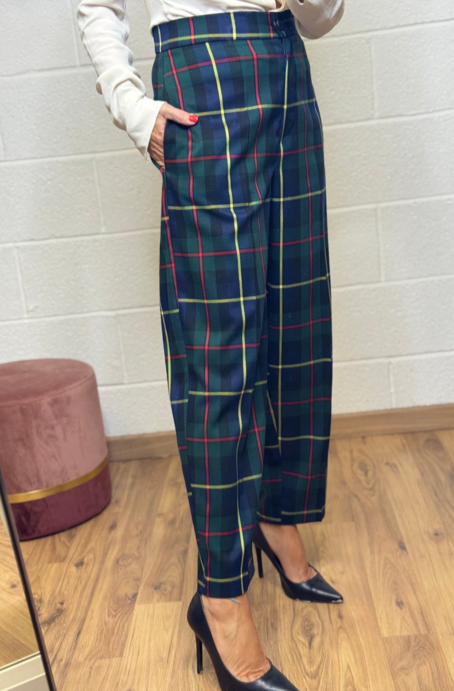 Mimi et mama. Panta balloon in tartan