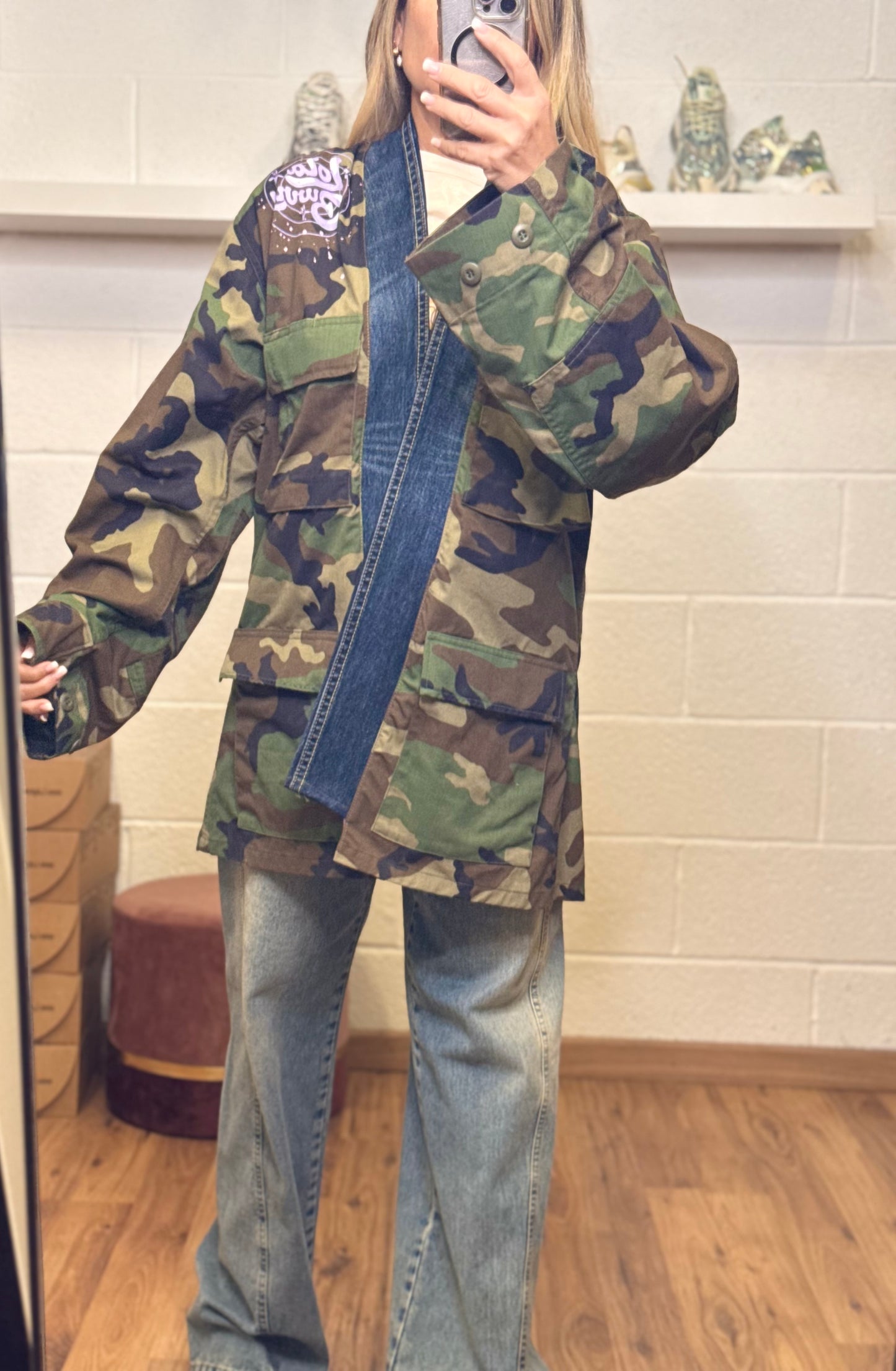 Front street. Giacca camouflage.