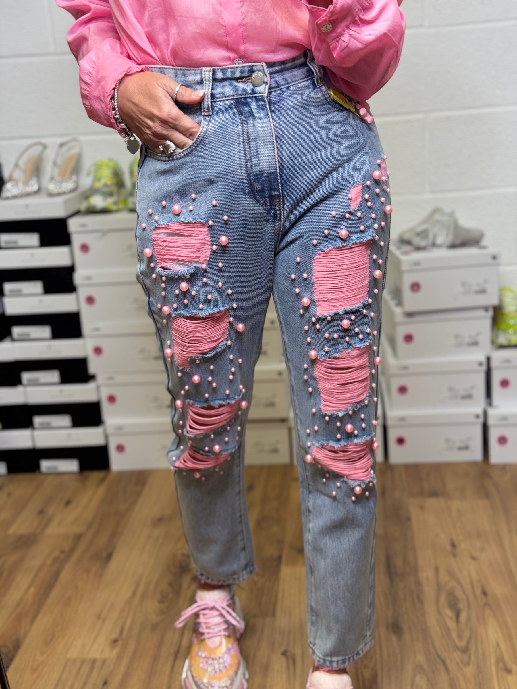 Le Cruel. Denim rosa