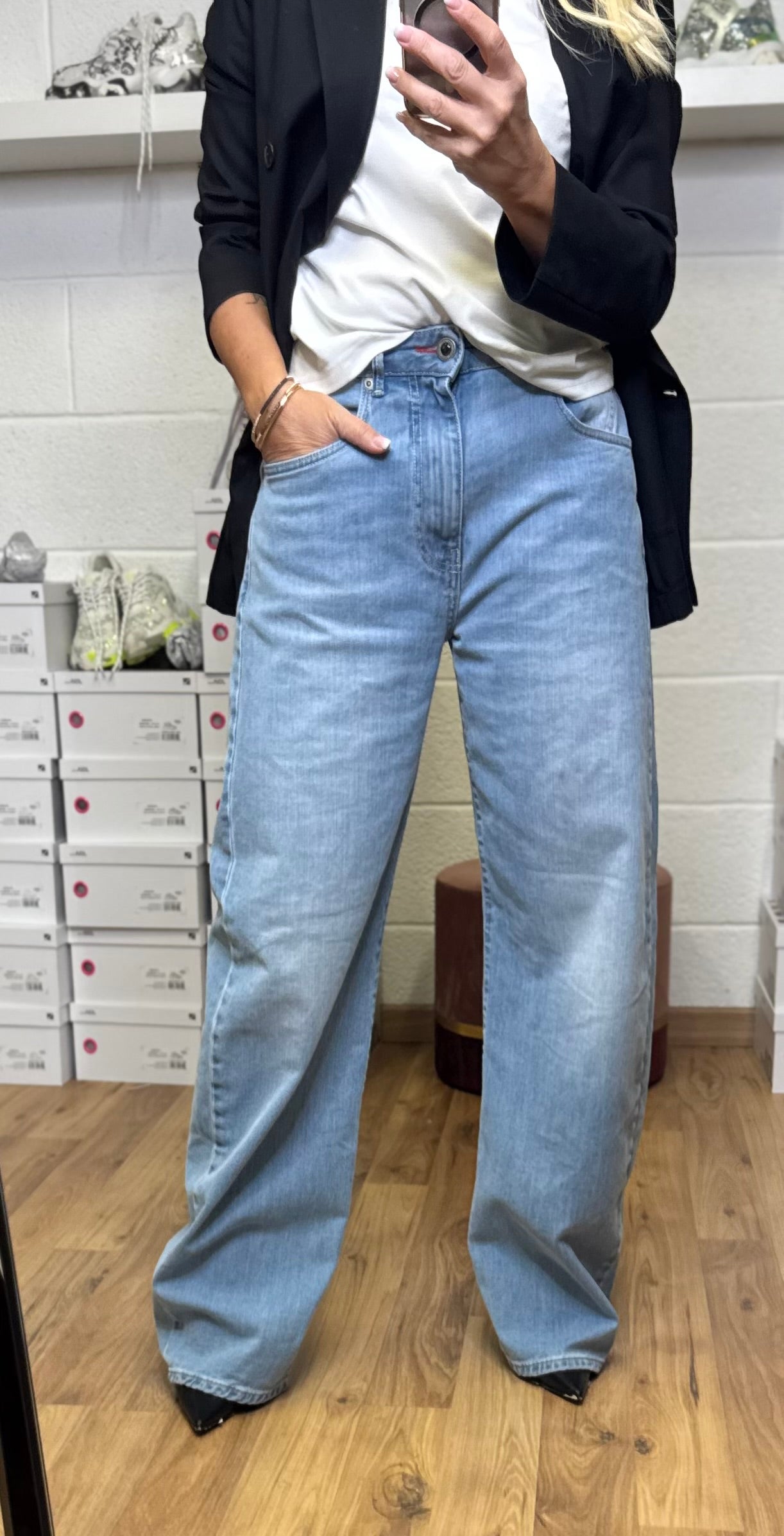DB SOUL. Denim barrel chiaro Biella-30%