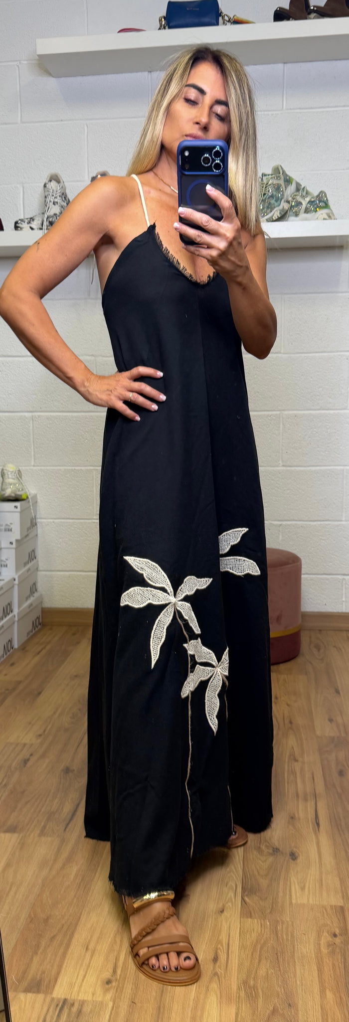 Eva Boutique 21, Be Sunset. Abito lungo con schiena scoperta-50%