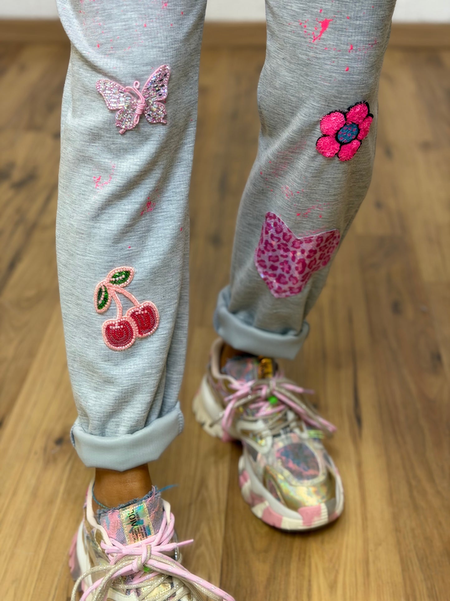 Abpink. Completo patch couture.