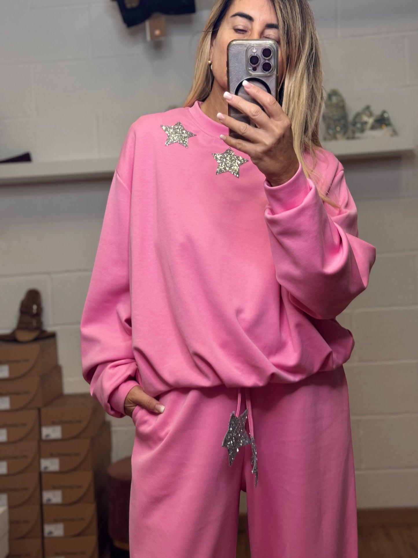 Mimi te mama. Felpa rosa bubble