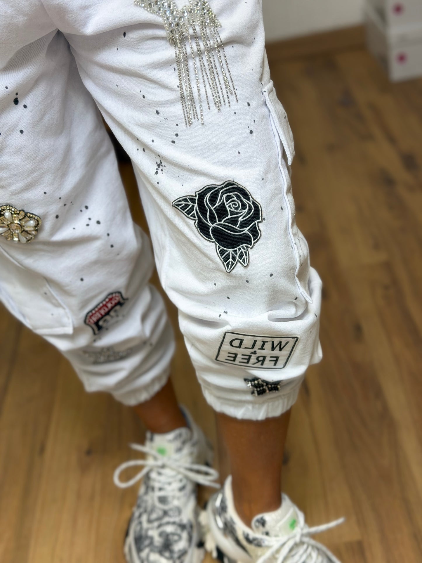 Abpink. Pantalone Cargo Patch – Edizione Esclusiva