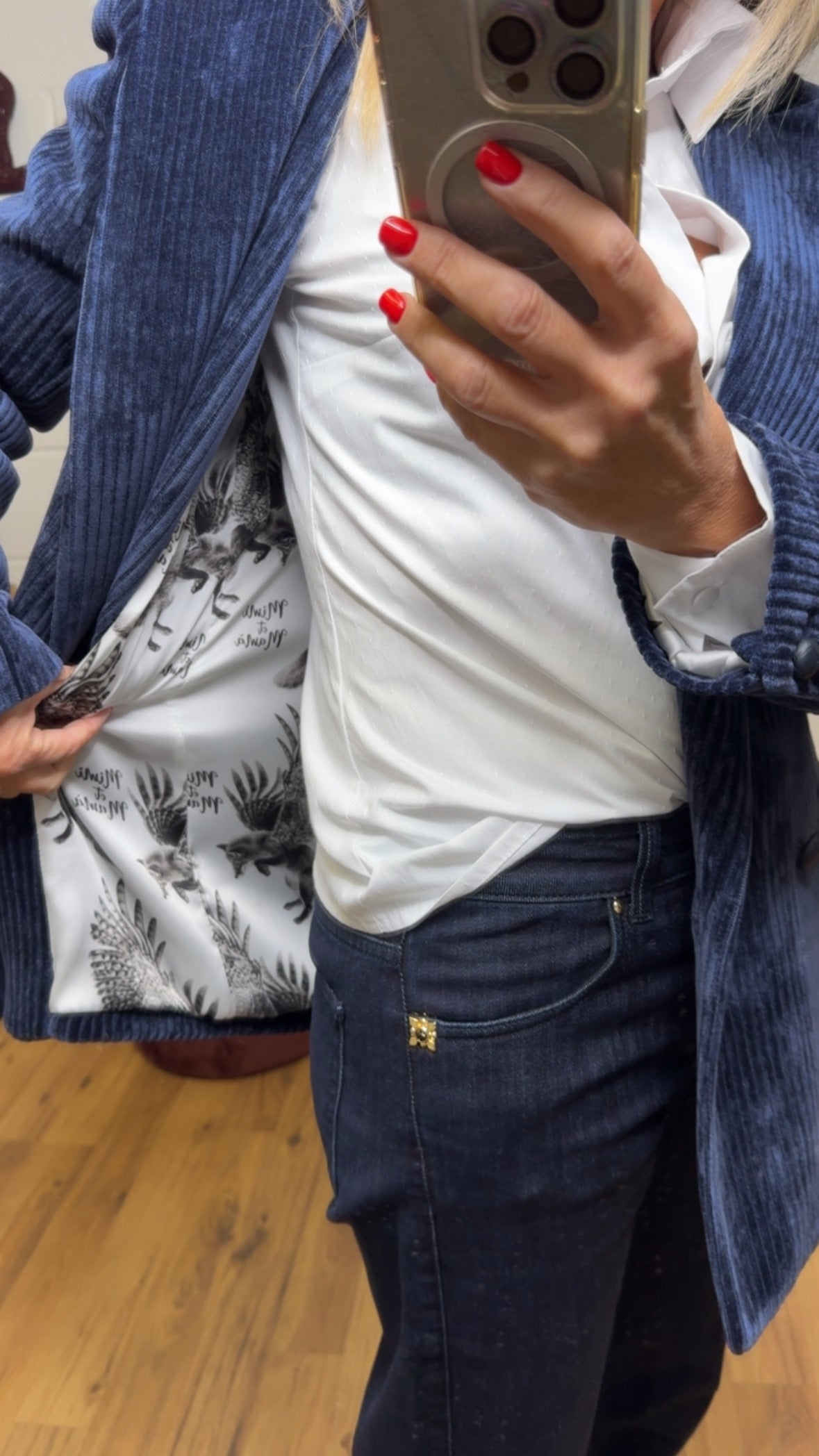 Mimi et mama. Blazer velluto