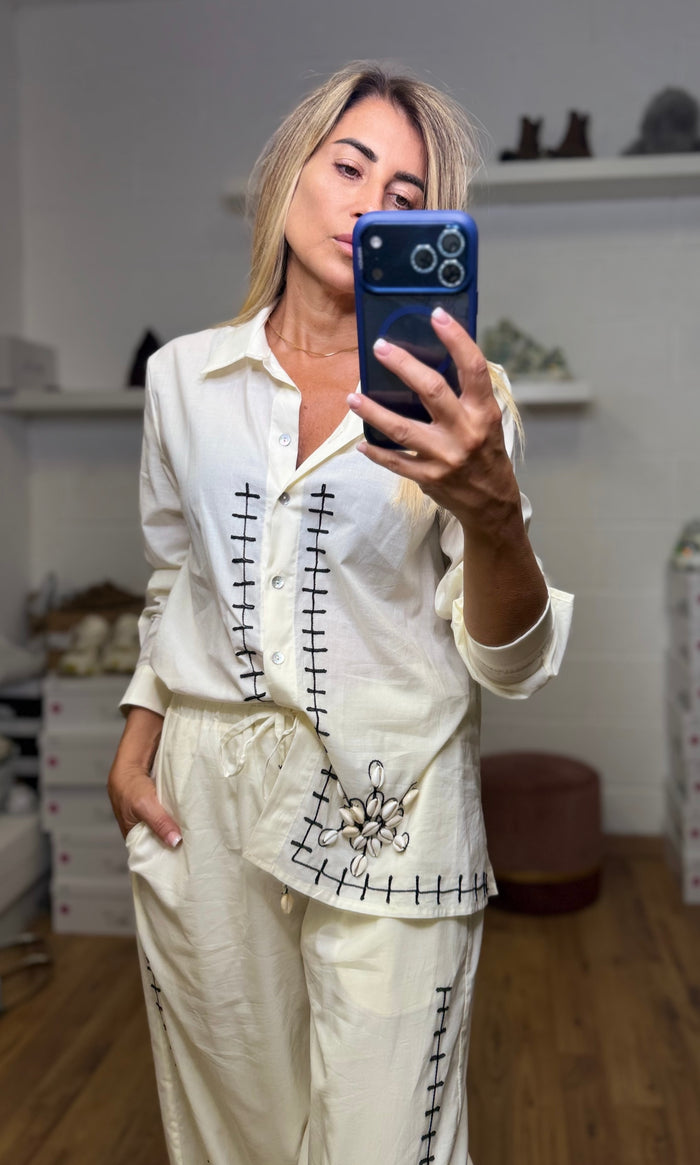 Front Street. Camicia conchiglia -50%