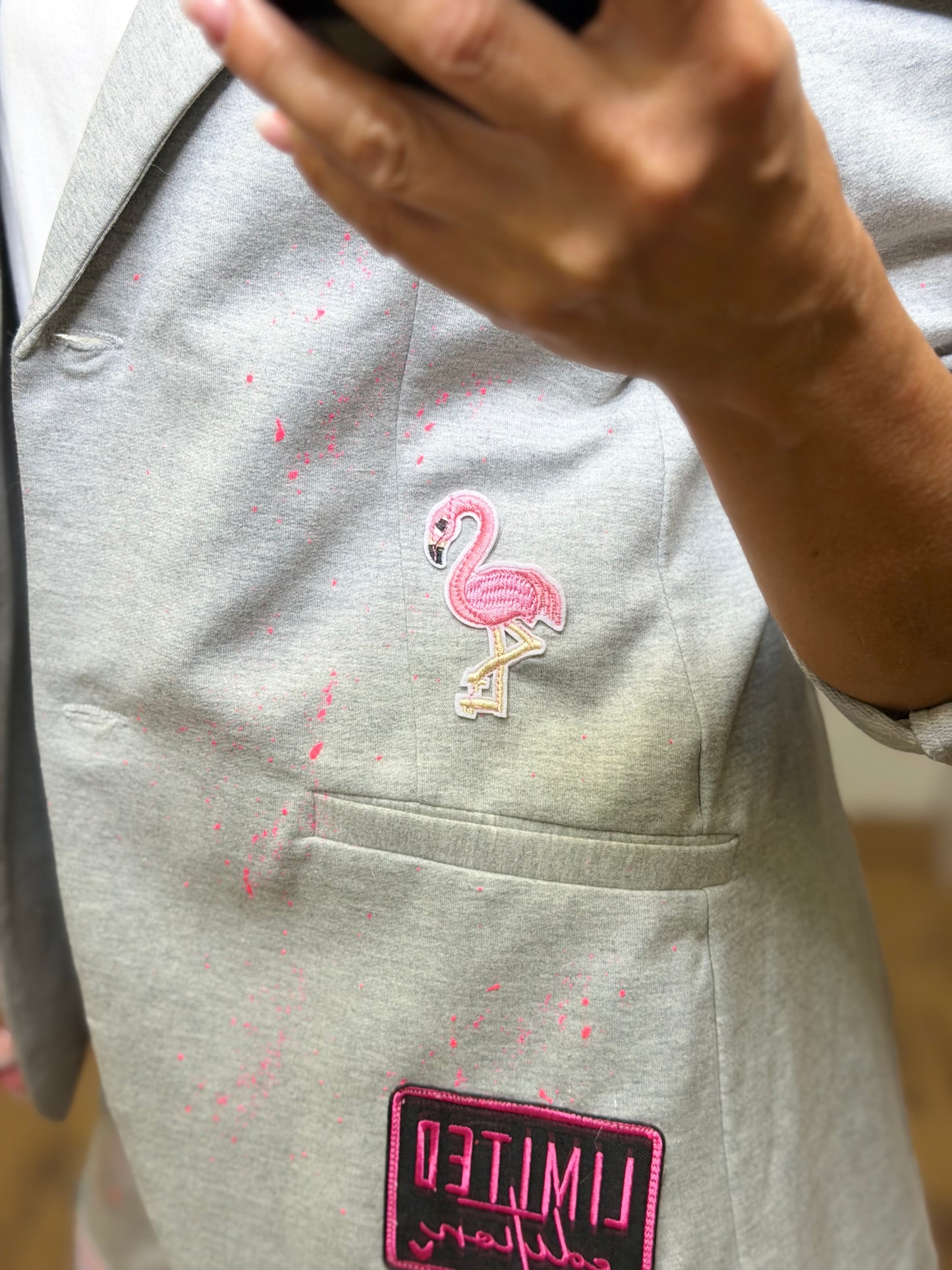 Abpink. Completo patch couture.