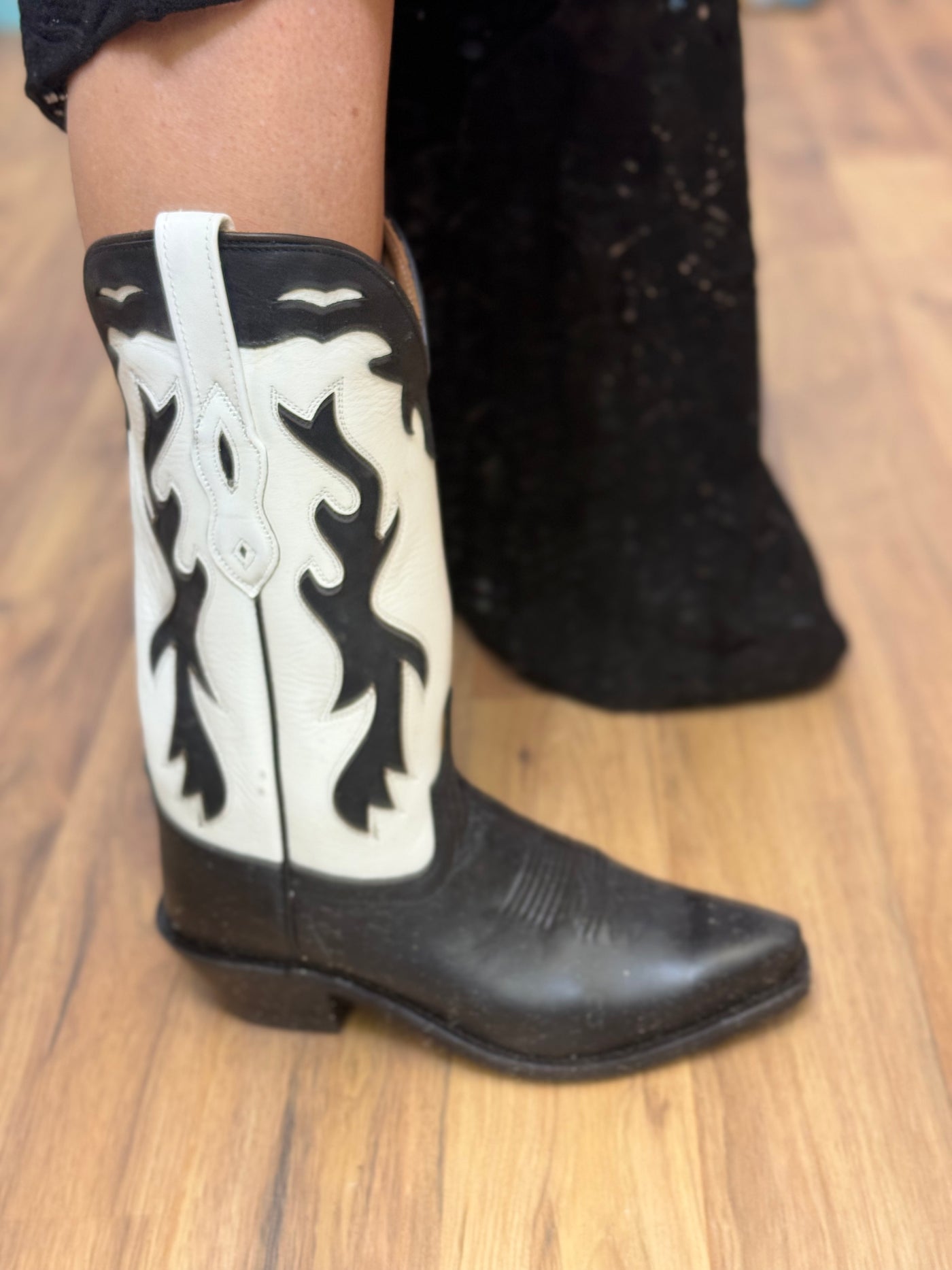 Bootstock. Texano in pelle