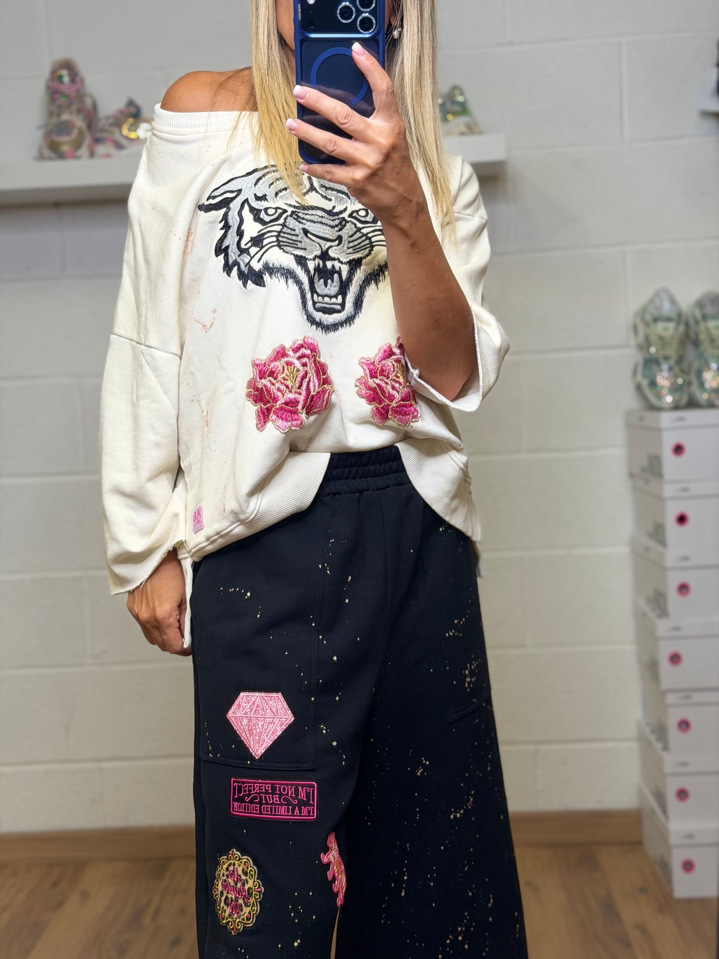 ABpink. Completo in cotone garzato