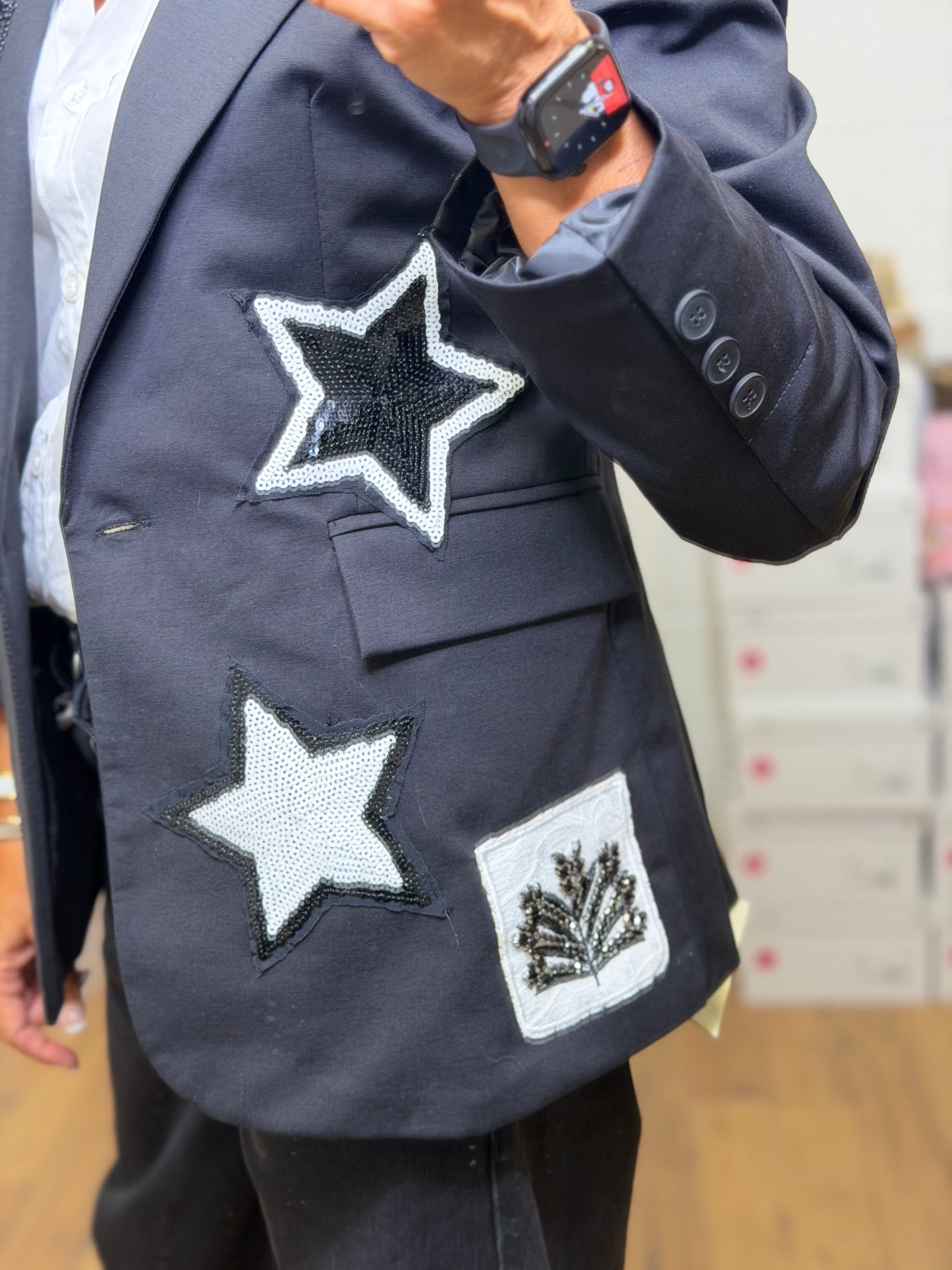 Abpink. Blazer Star Couture – Pezzo Unico
