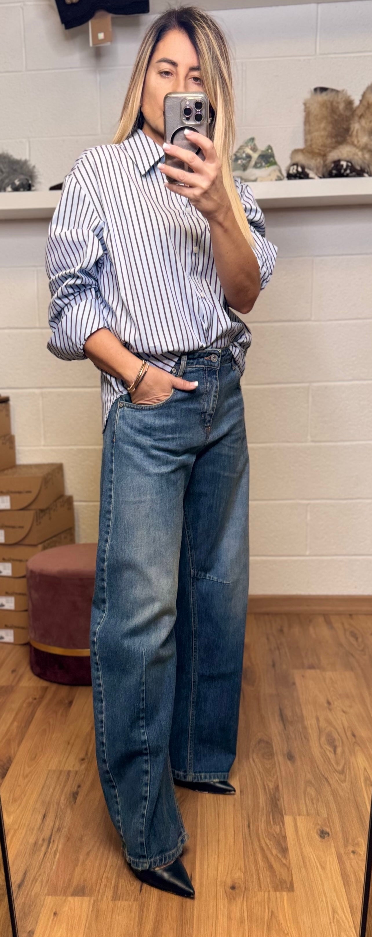 Le streghe. Camicia a righe