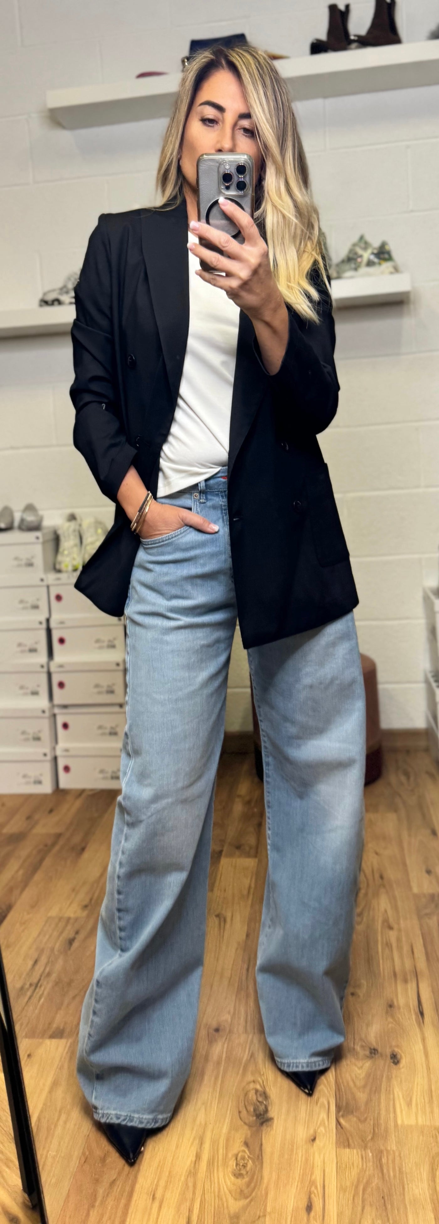 DB SOUL. Denim barrel chiaro Biella-30%