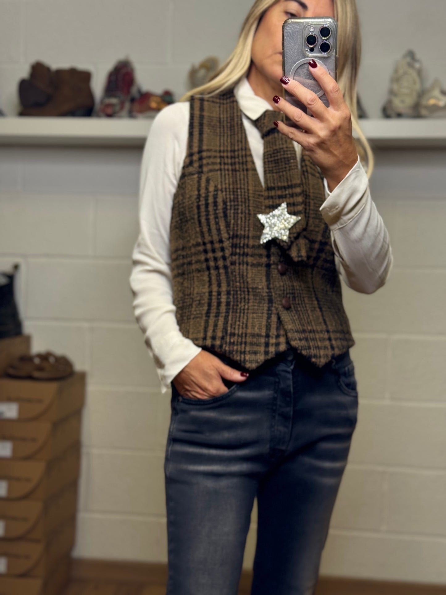 Mimi et mama. Cravatta con stella