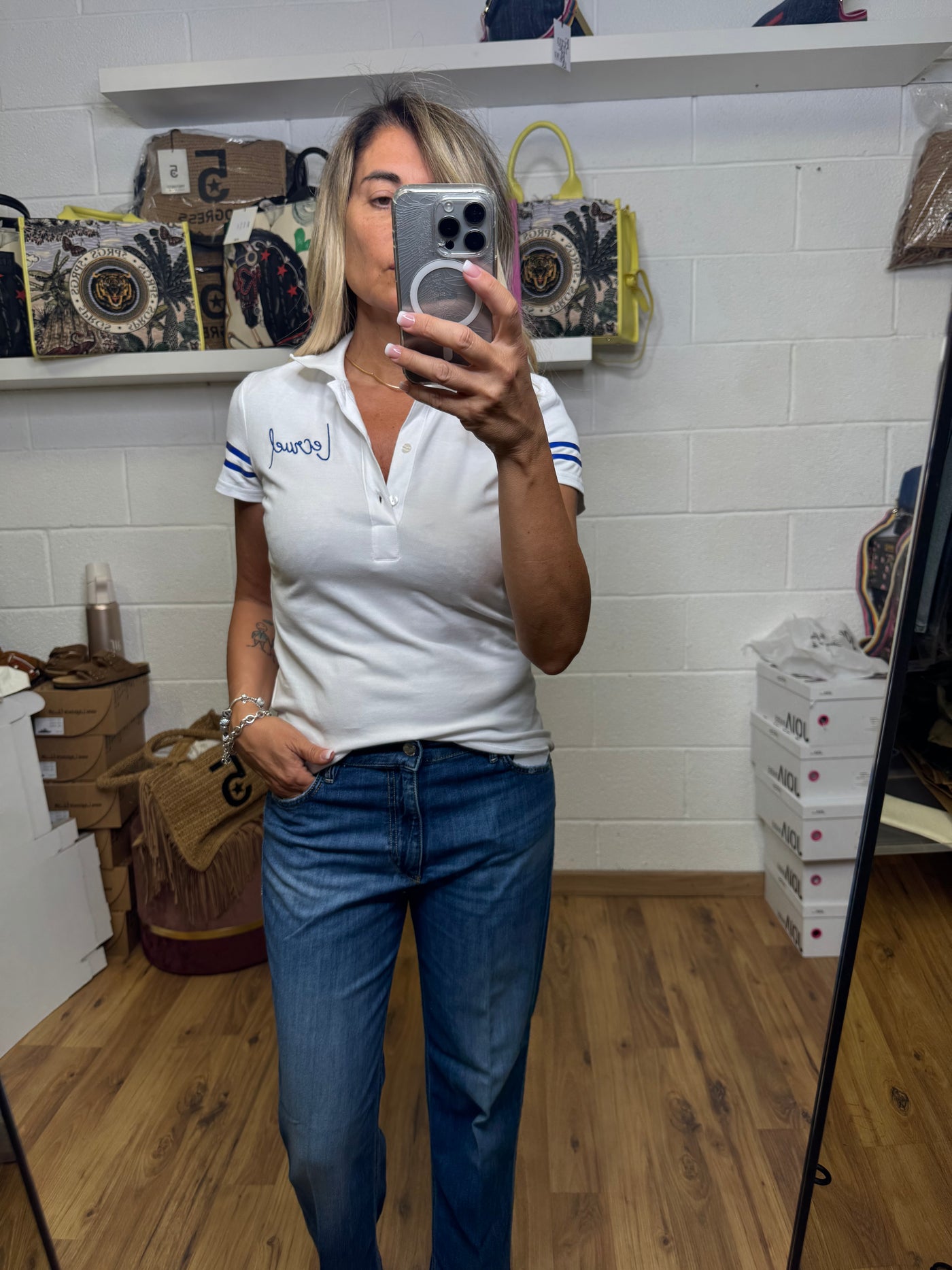 Le Cruel. Polo bianca