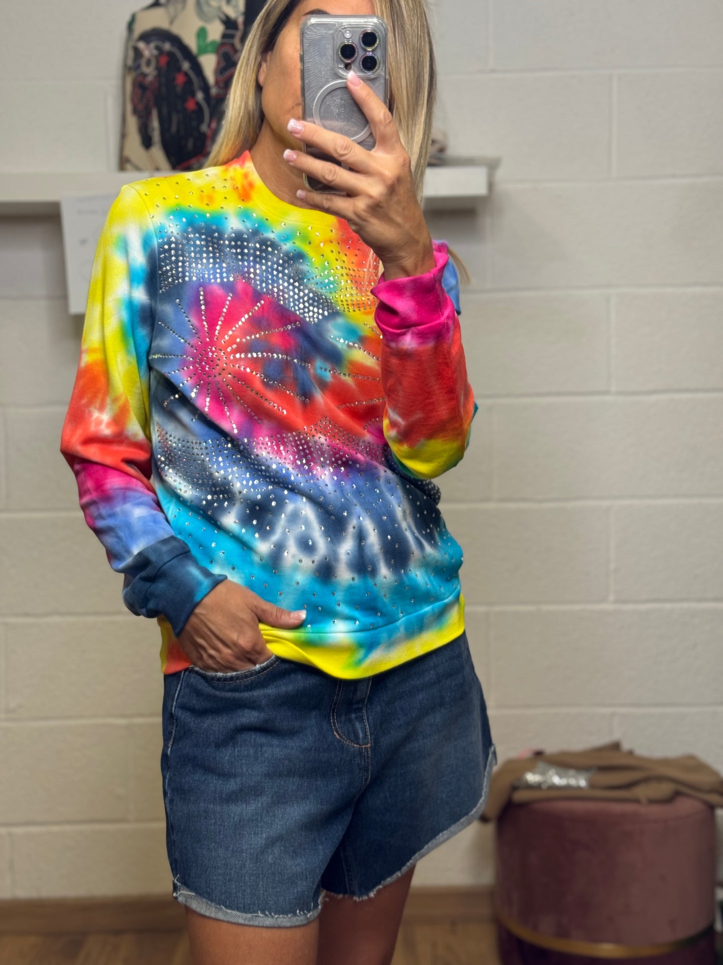 11loveisglamour. Felpa tie-dye-60%