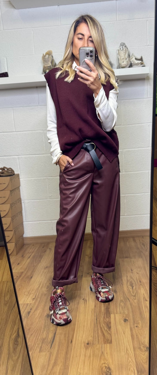 Le Streghe. Pantalone burgundi