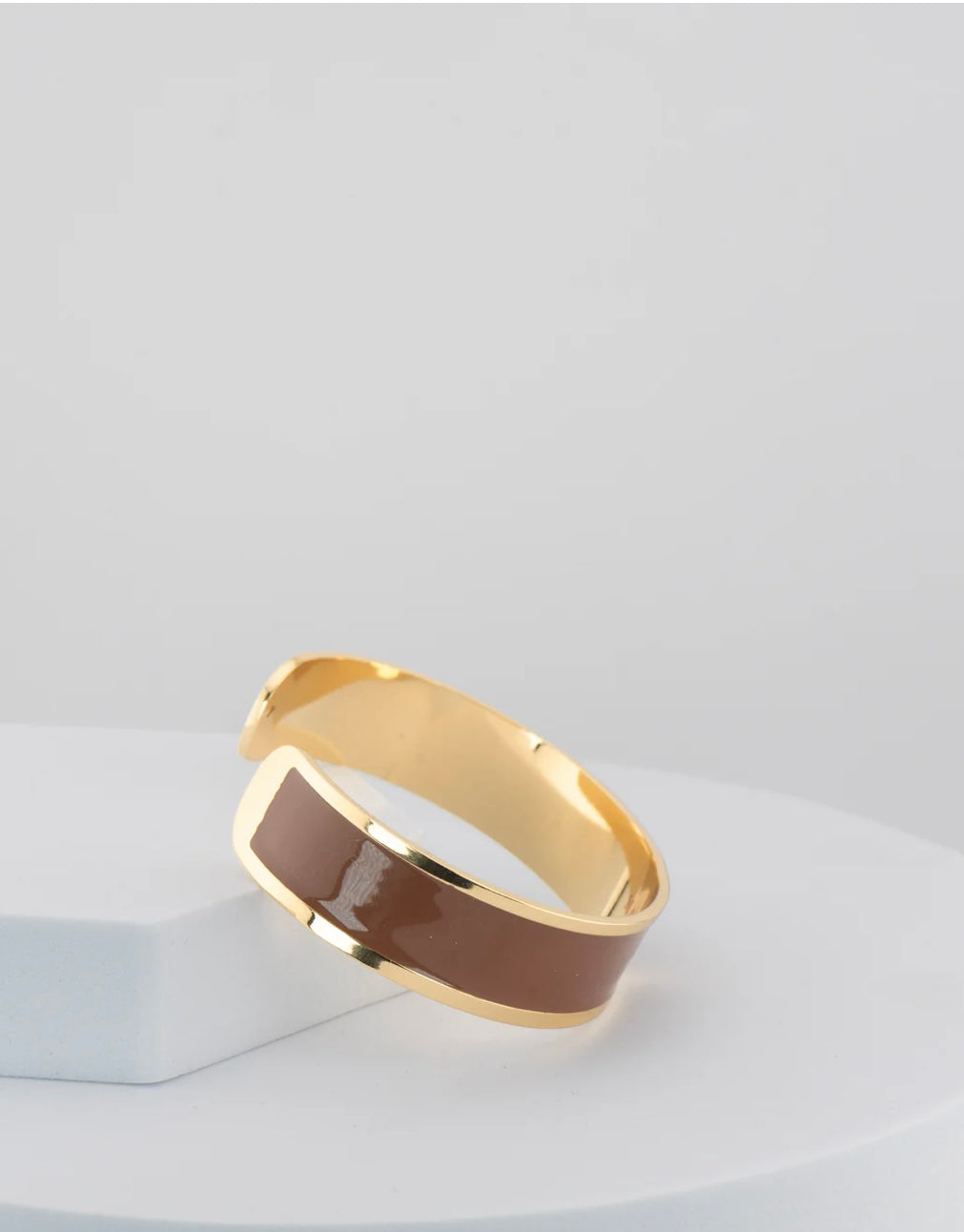 Marri Cortona. Bracciale smalto M caffelatte.