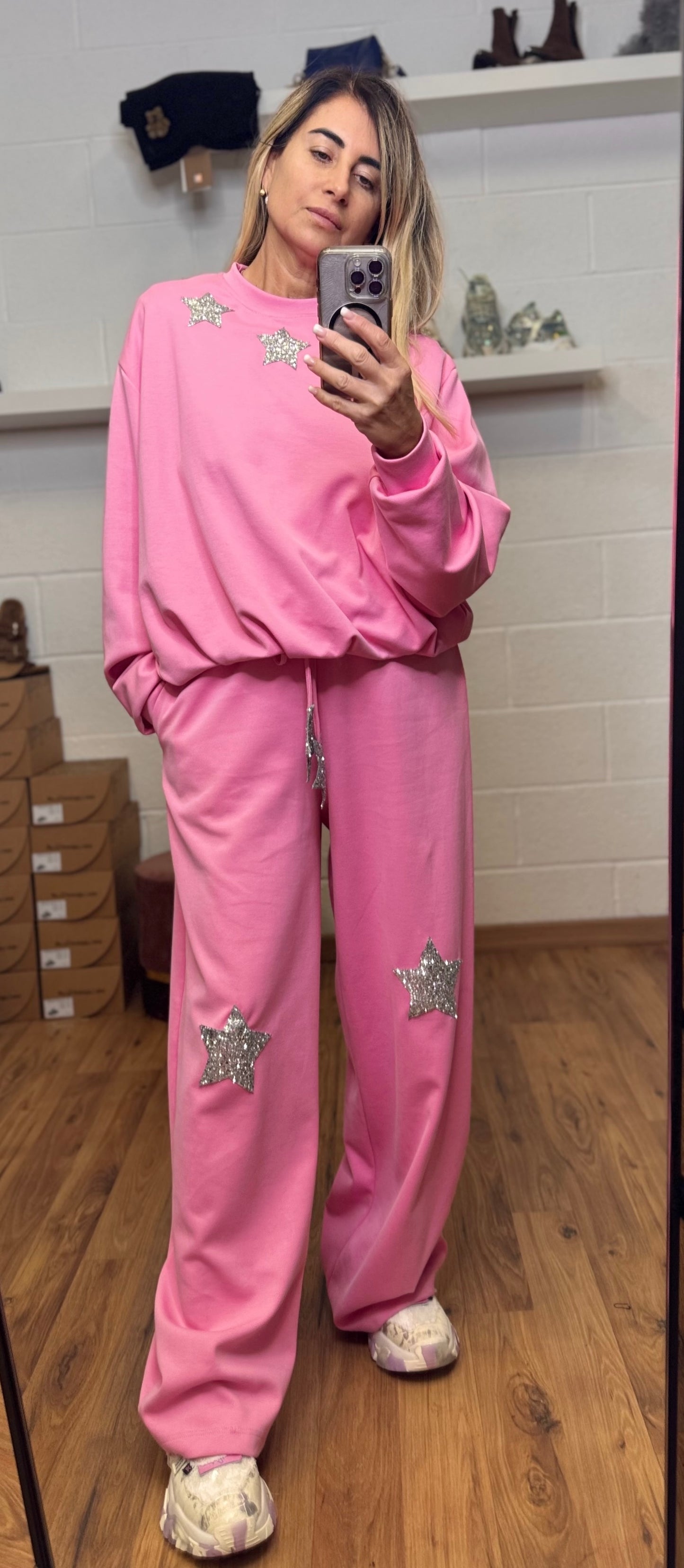 Mimi te mama. Felpa rosa bubble