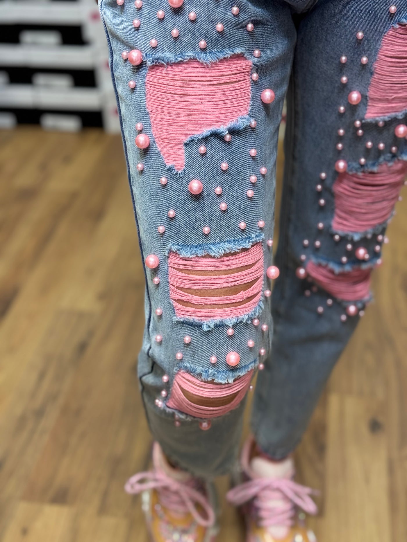 Le Cruel. Denim rosa