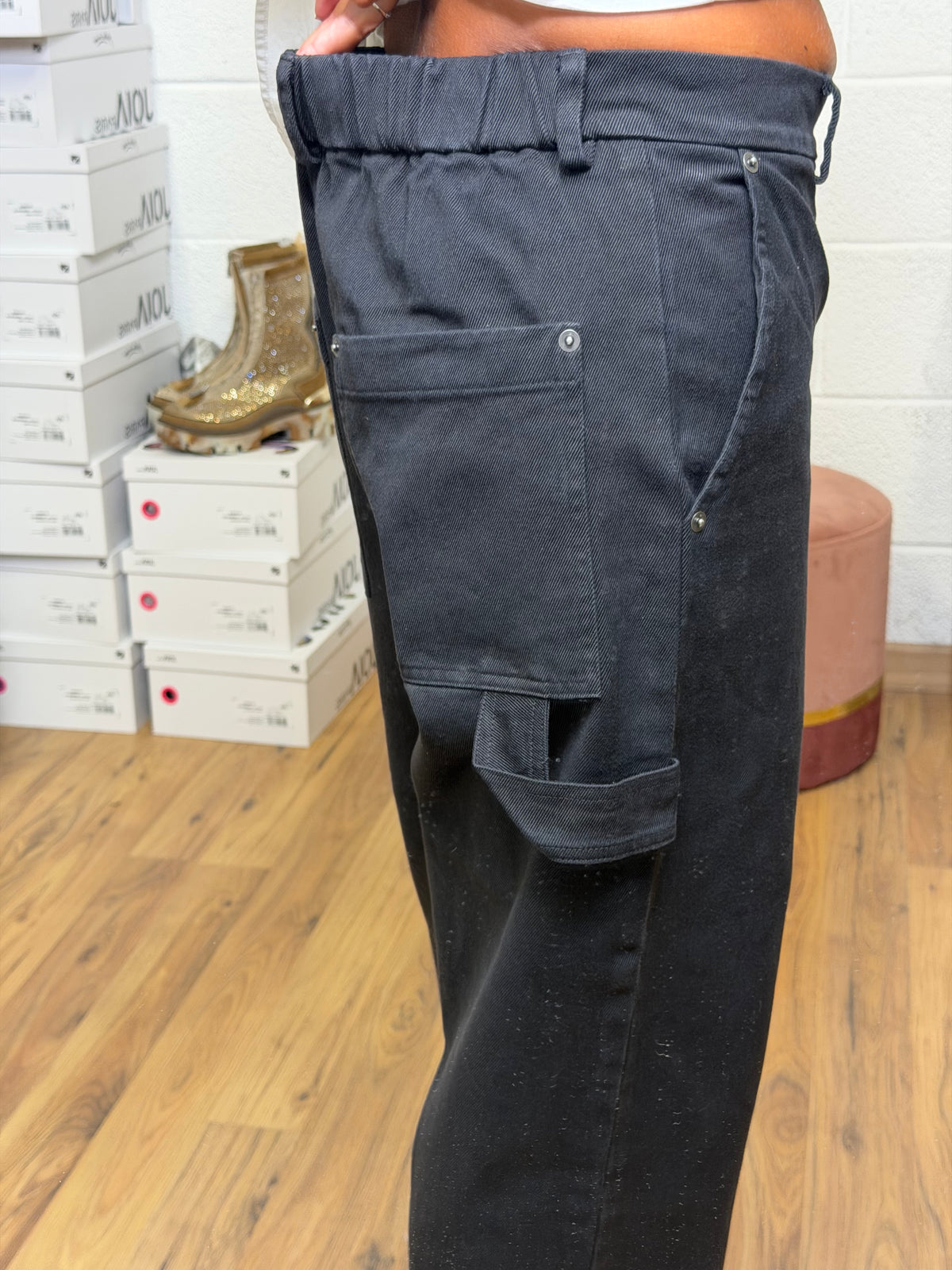 Maison crazy worker.panta worker nero