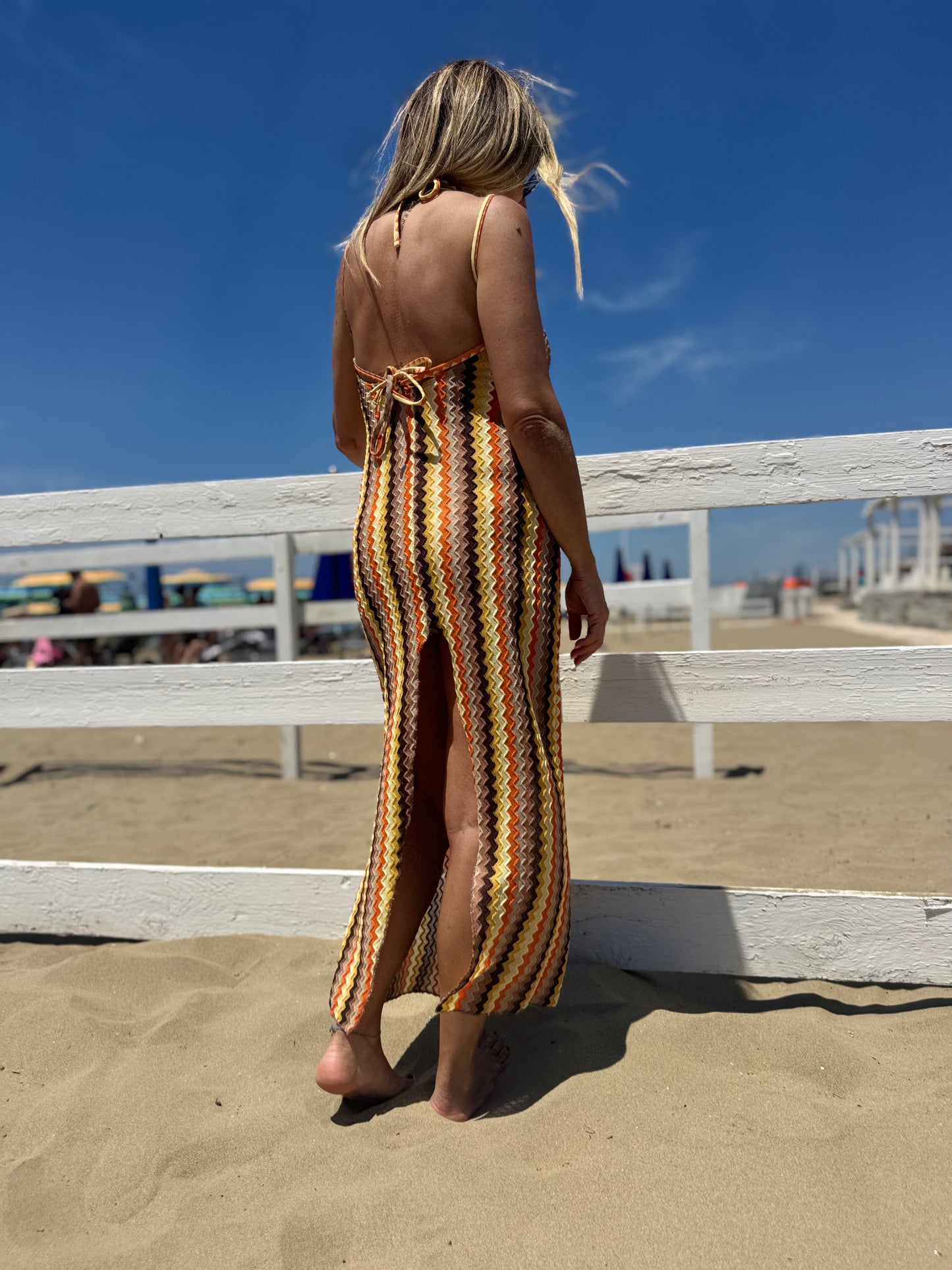 AB Pink. Abito Resort Zig Zag