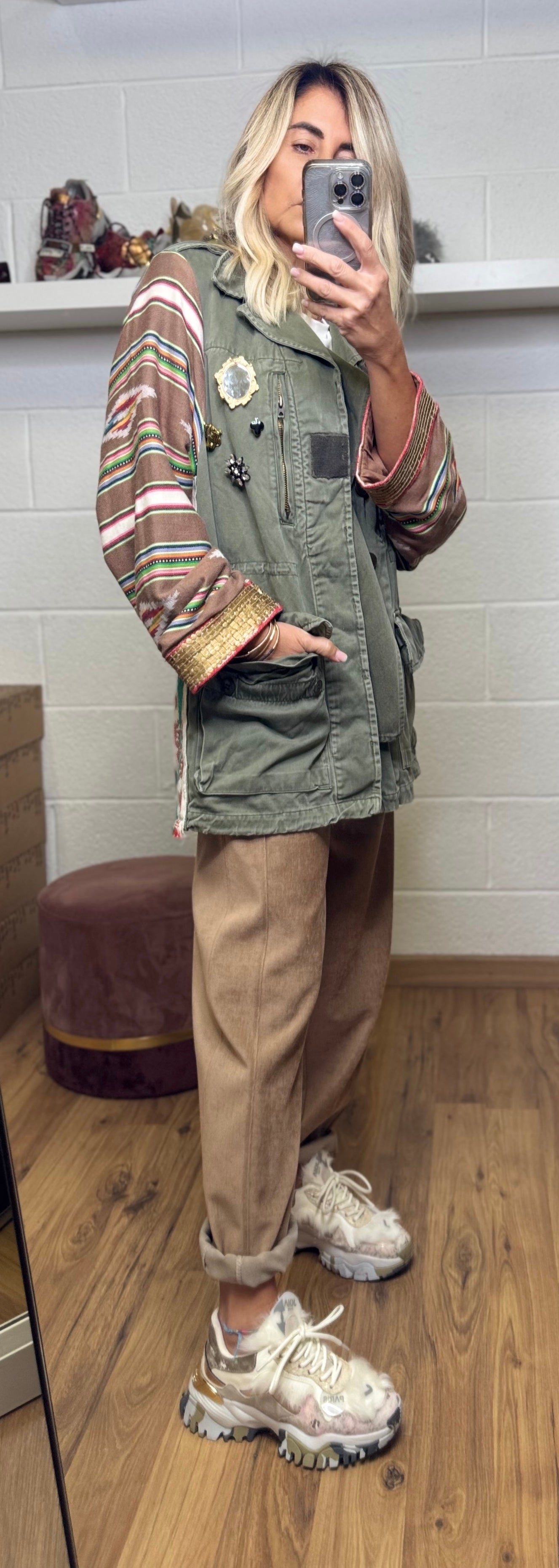 Front Street. Giacca military chic