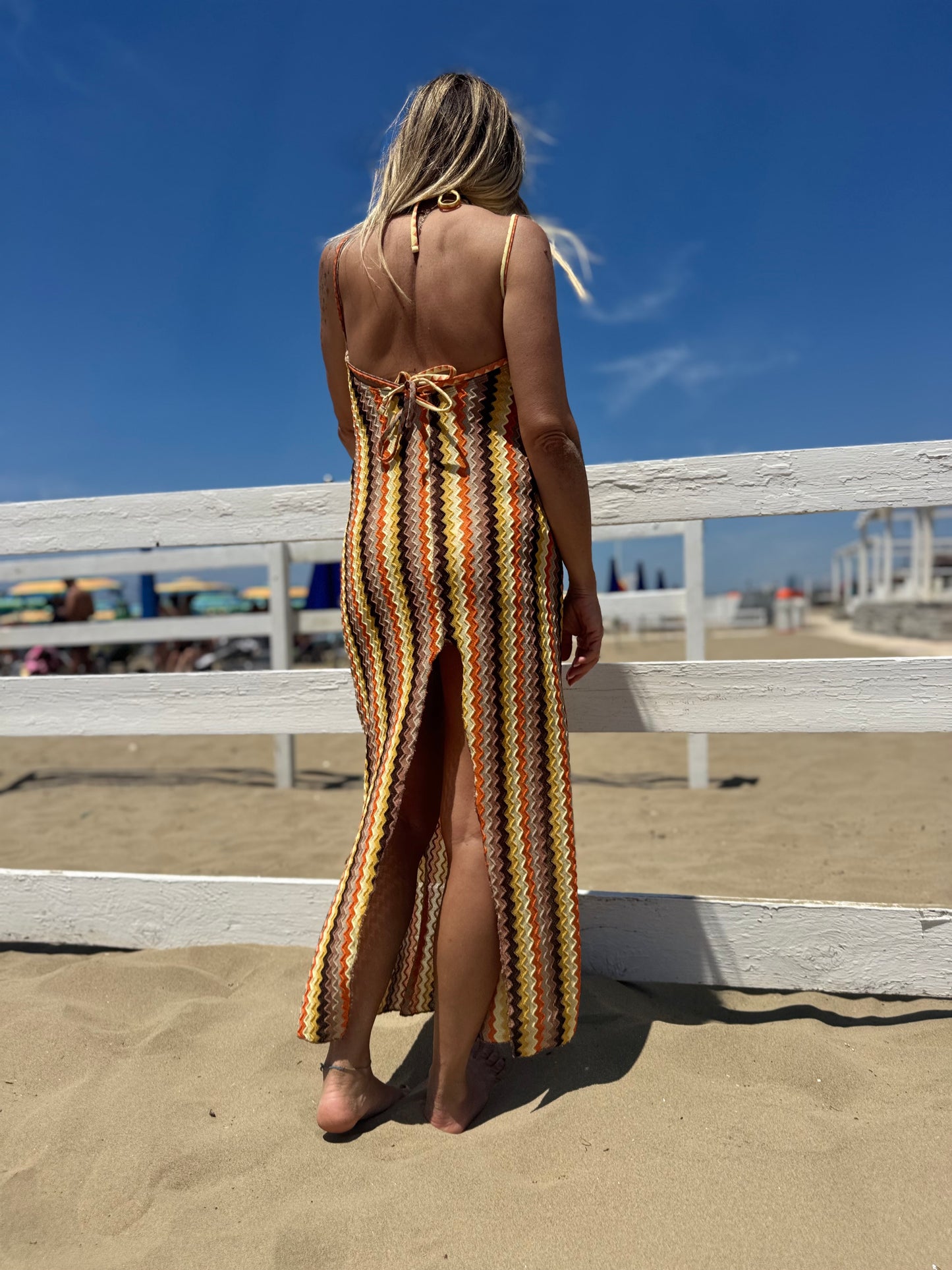 AB Pink. Abito Resort Zig Zag