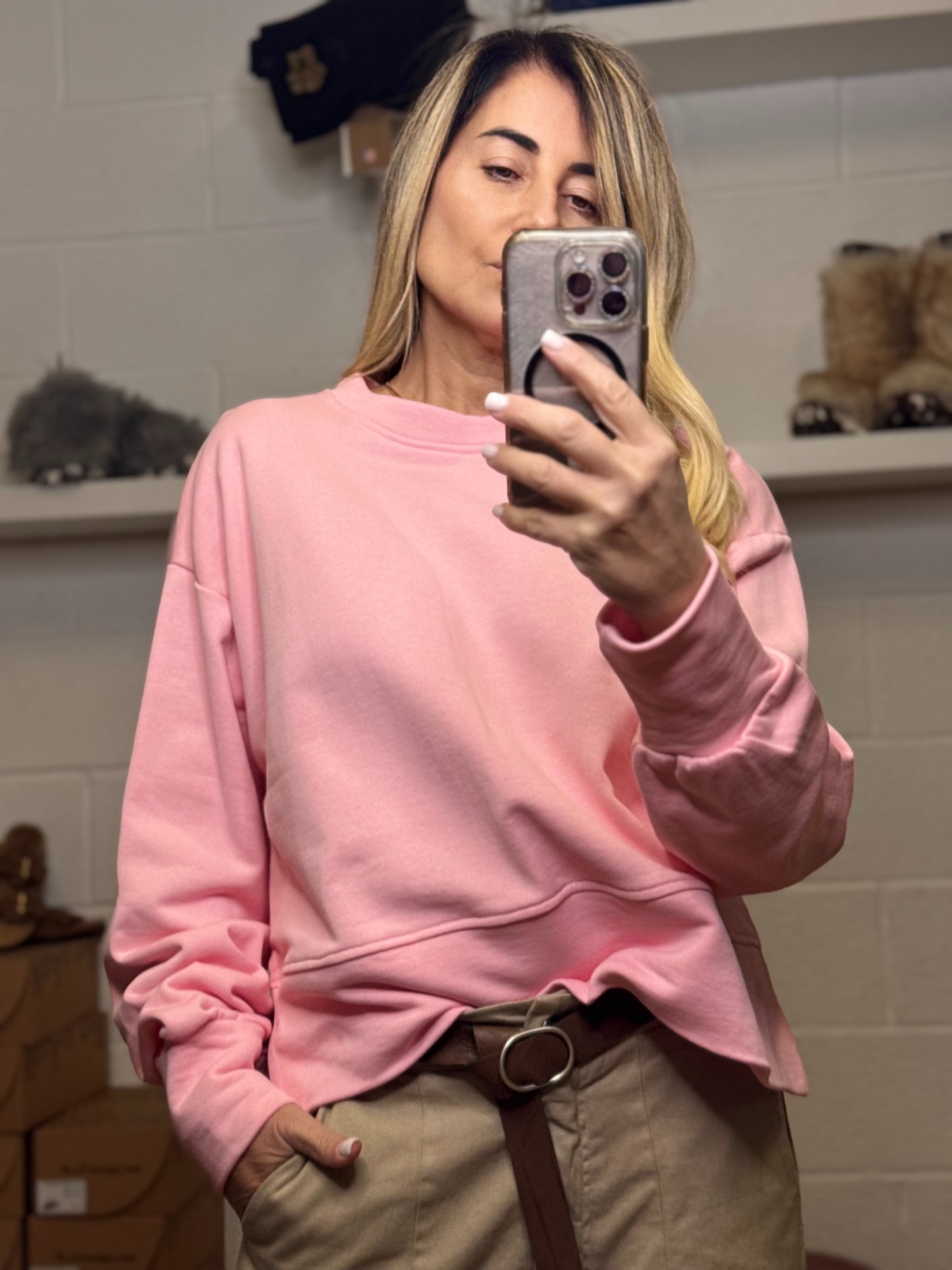 Le streghe. Felpa rosa