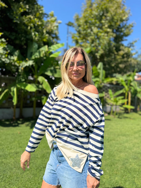 Mimietmama. T-shirt a righe