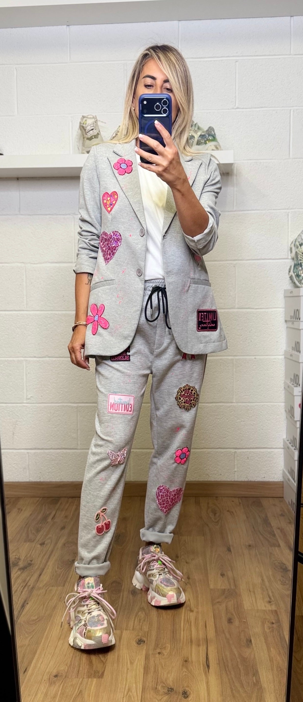 Abpink. Completo patch couture.