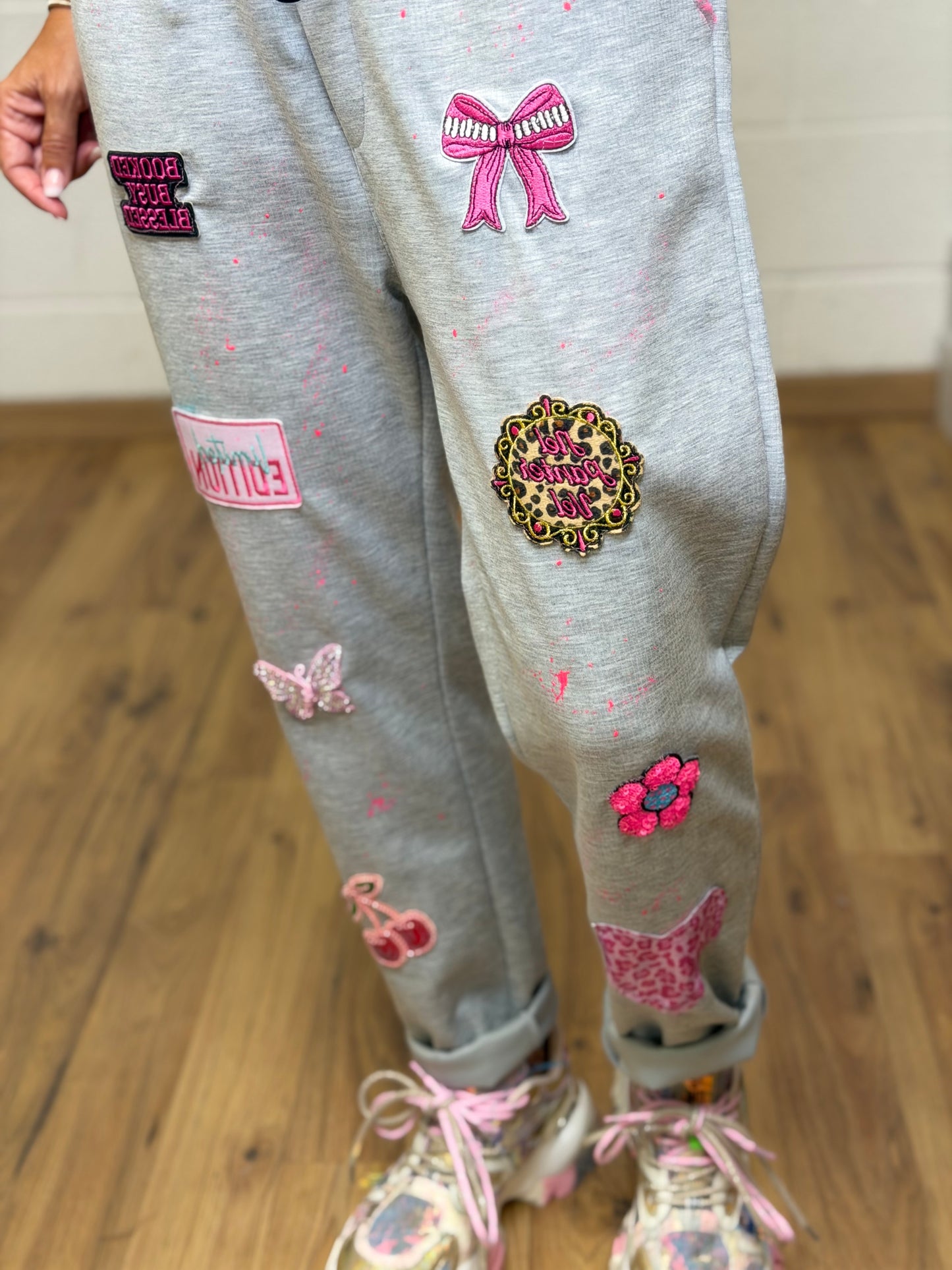 Abpink. Completo patch couture.