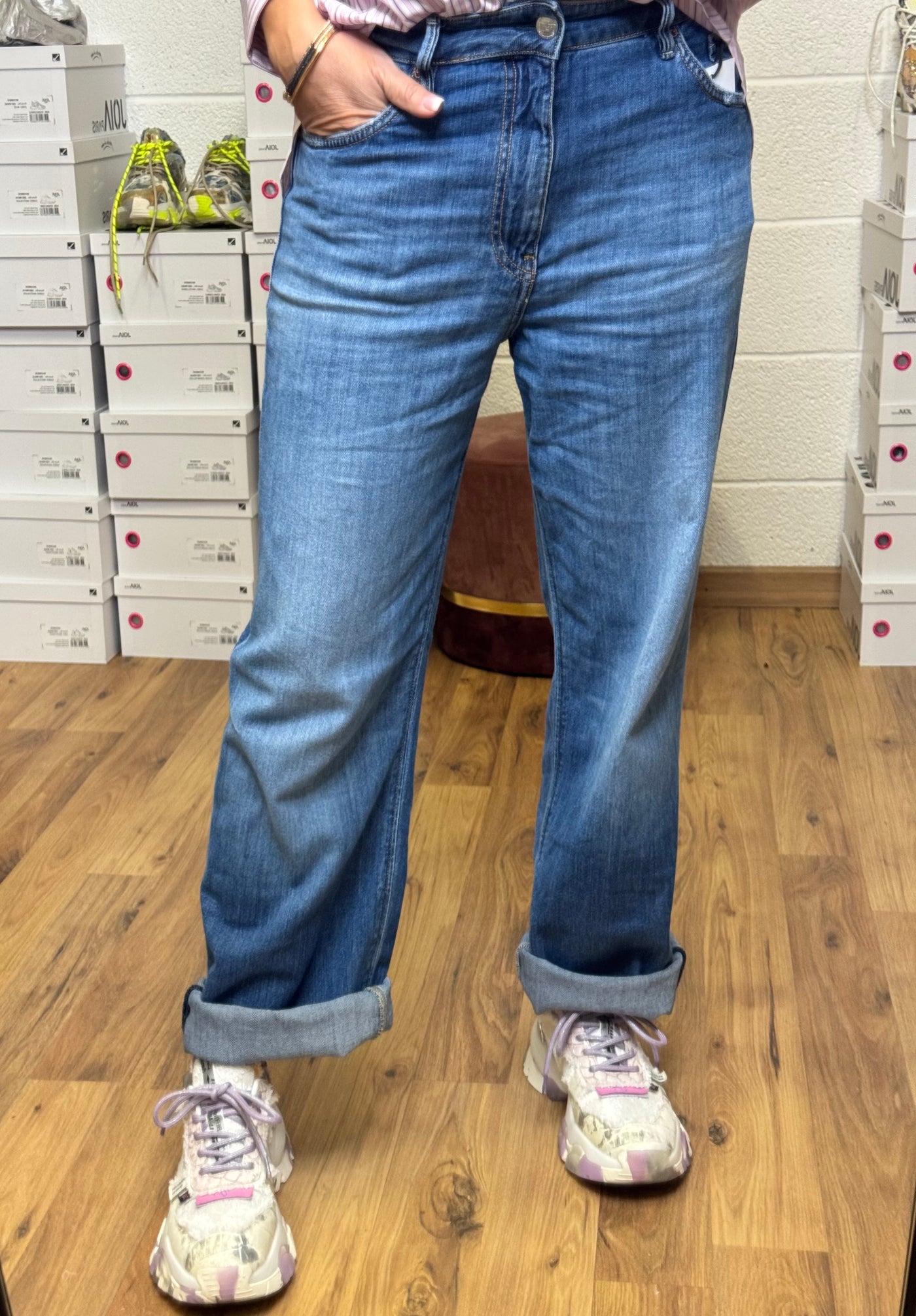 The nim. Denim leggero blu-50%