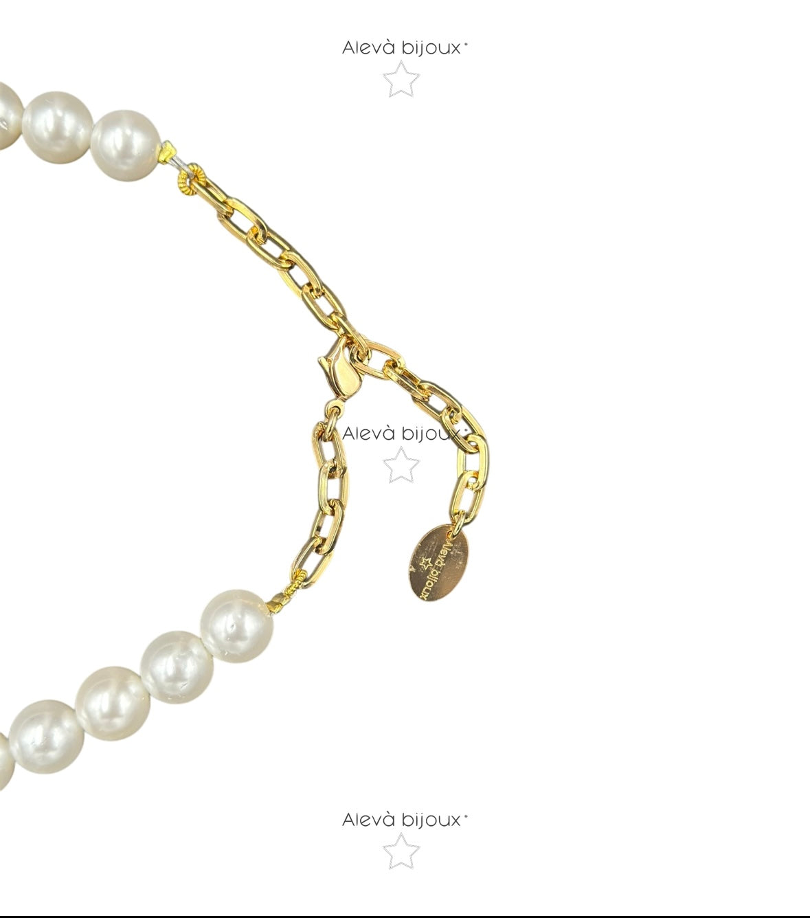 Aleva bijoux. Collana perle Maiorca tonde