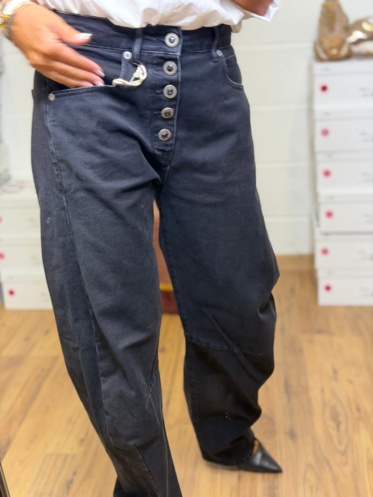 Dbsoul. Denim Balloon nero
