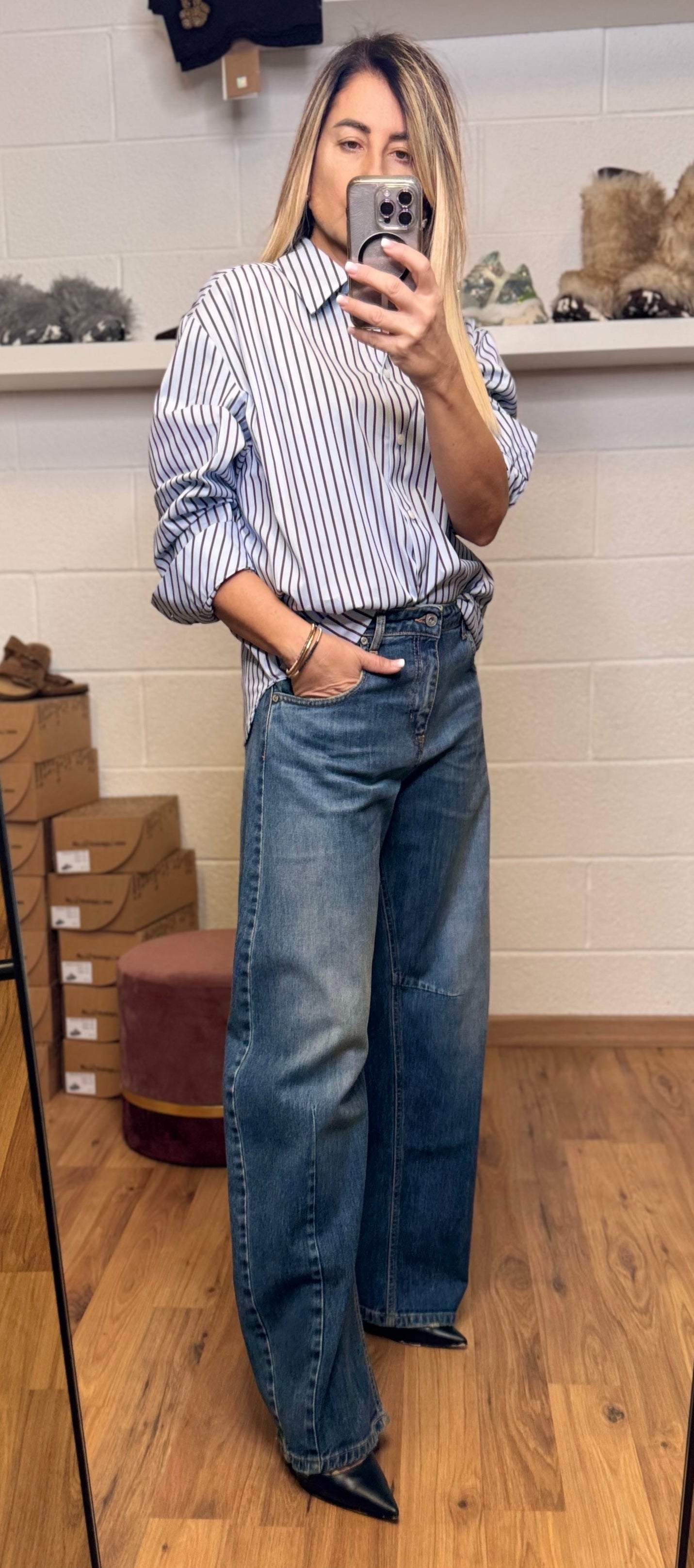 Le streghe. Camicia a righe