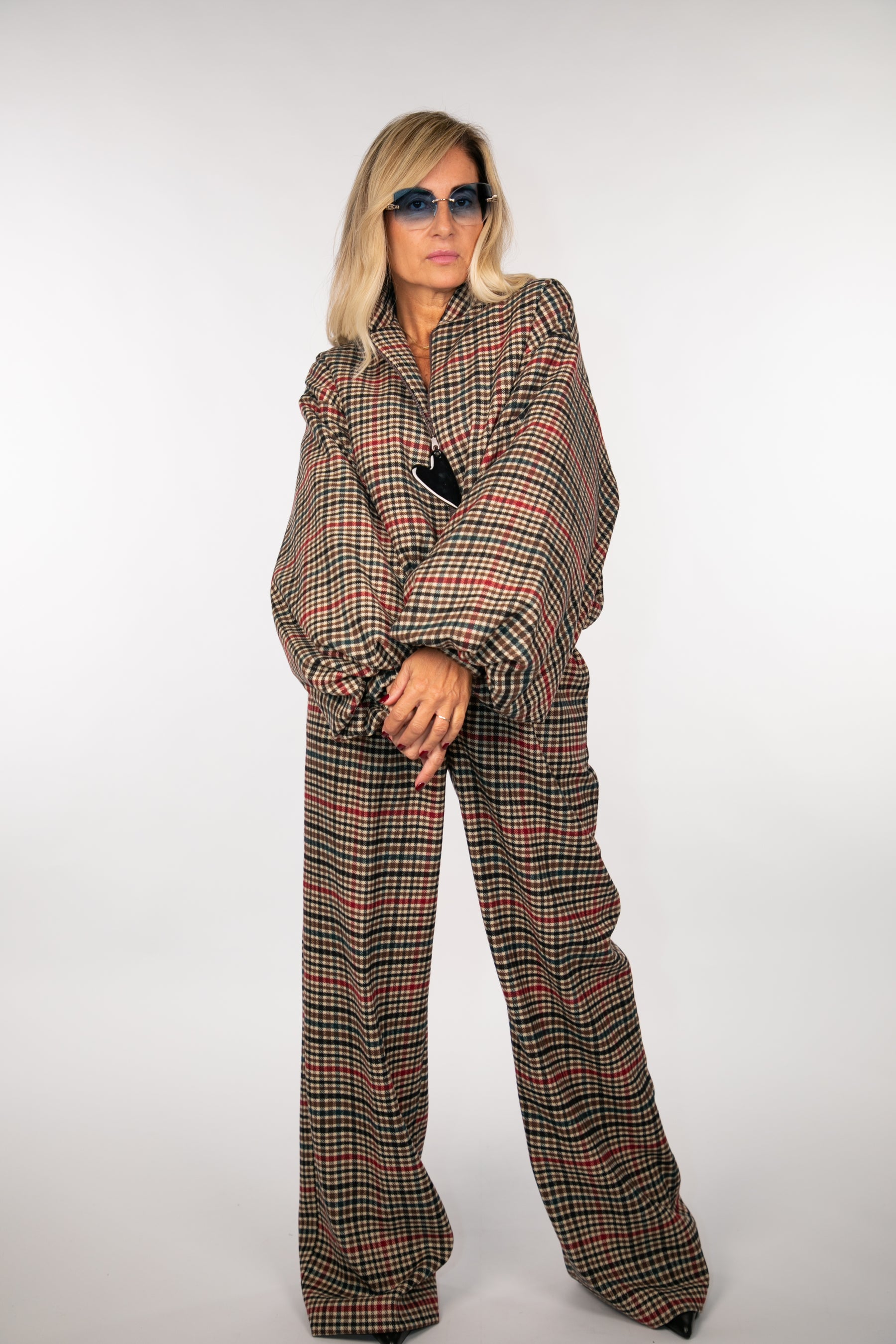 Mimi et mama. Pantalone quadri-60%