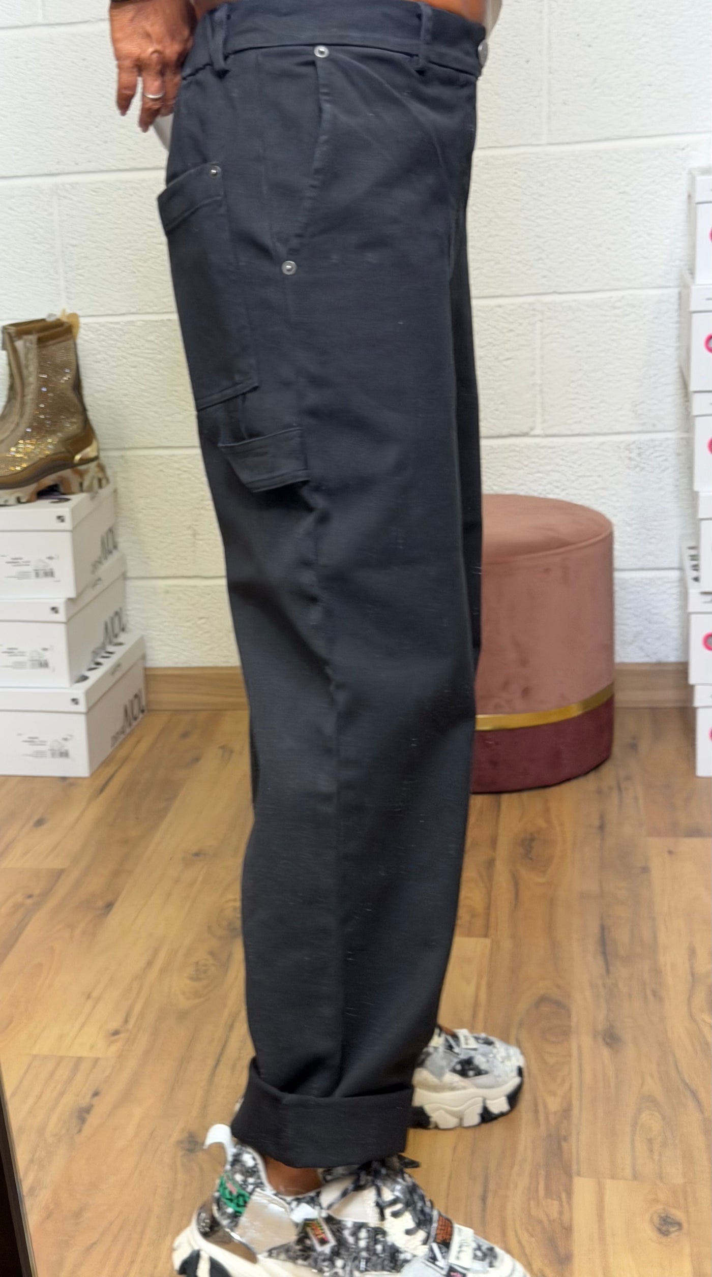Maison crazy worker.panta worker nero
