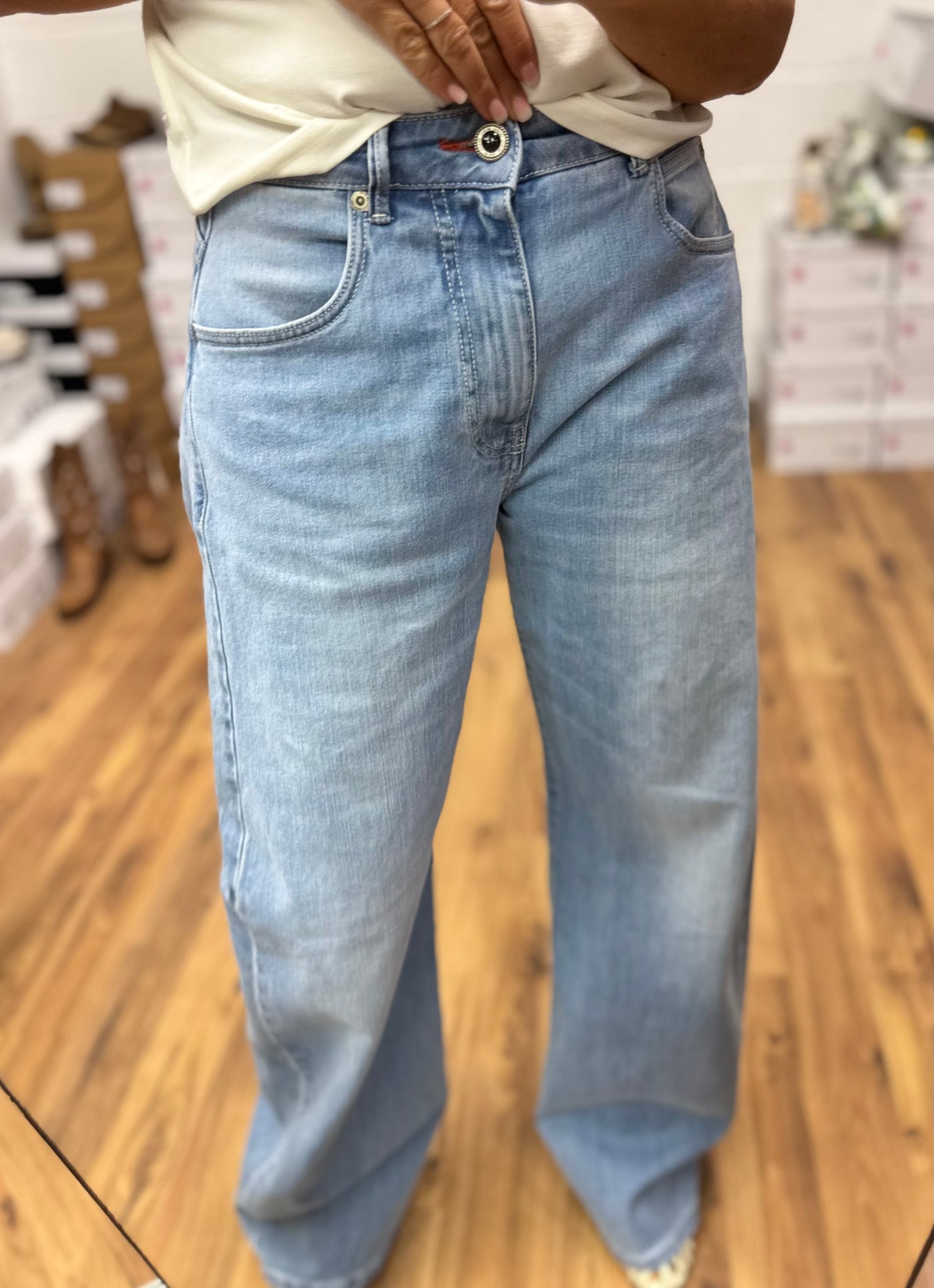 DB SOUL. Denim barrel chiaro Biella-30%