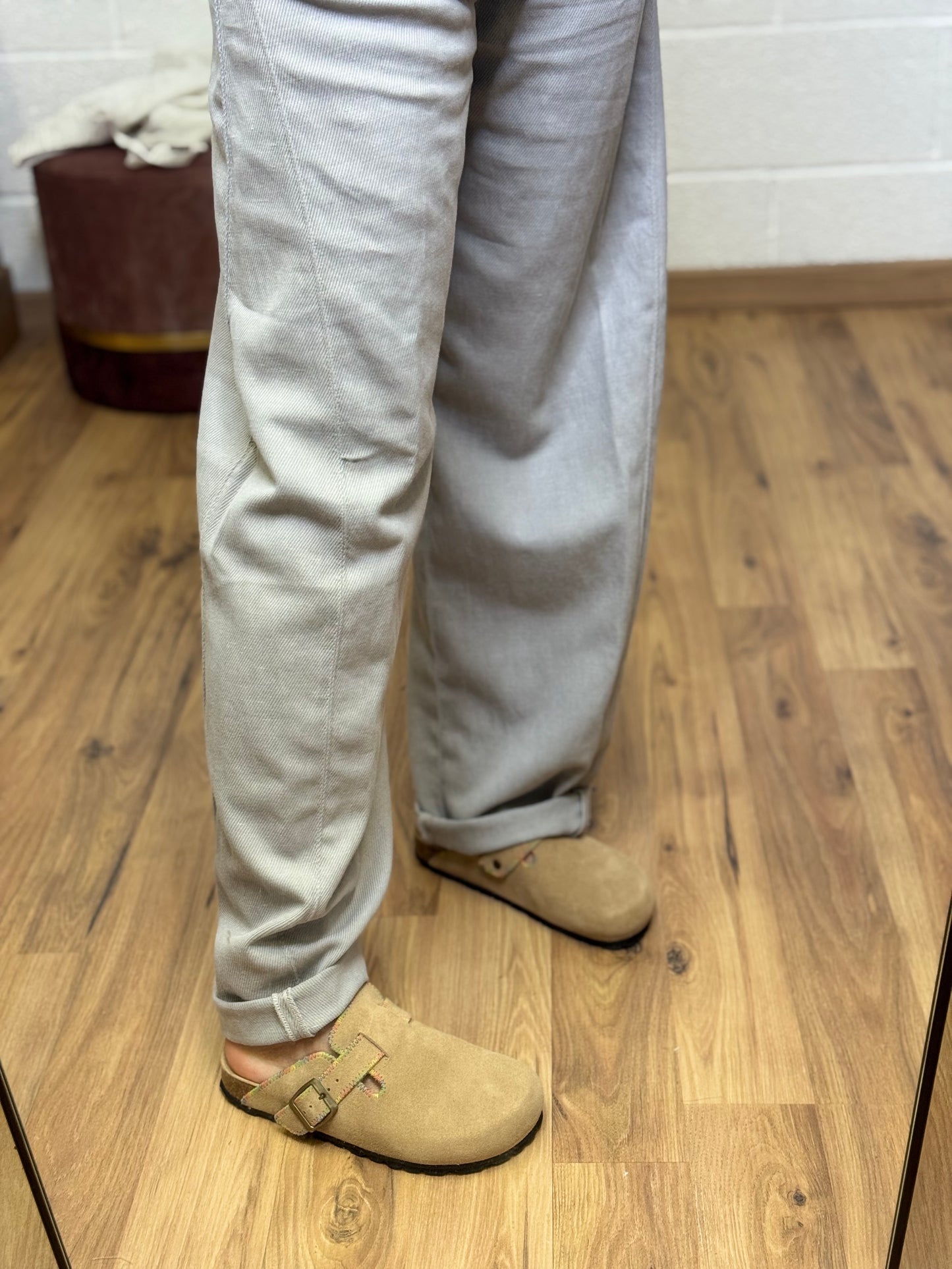 Myths. Pantalone grigio delave-50%