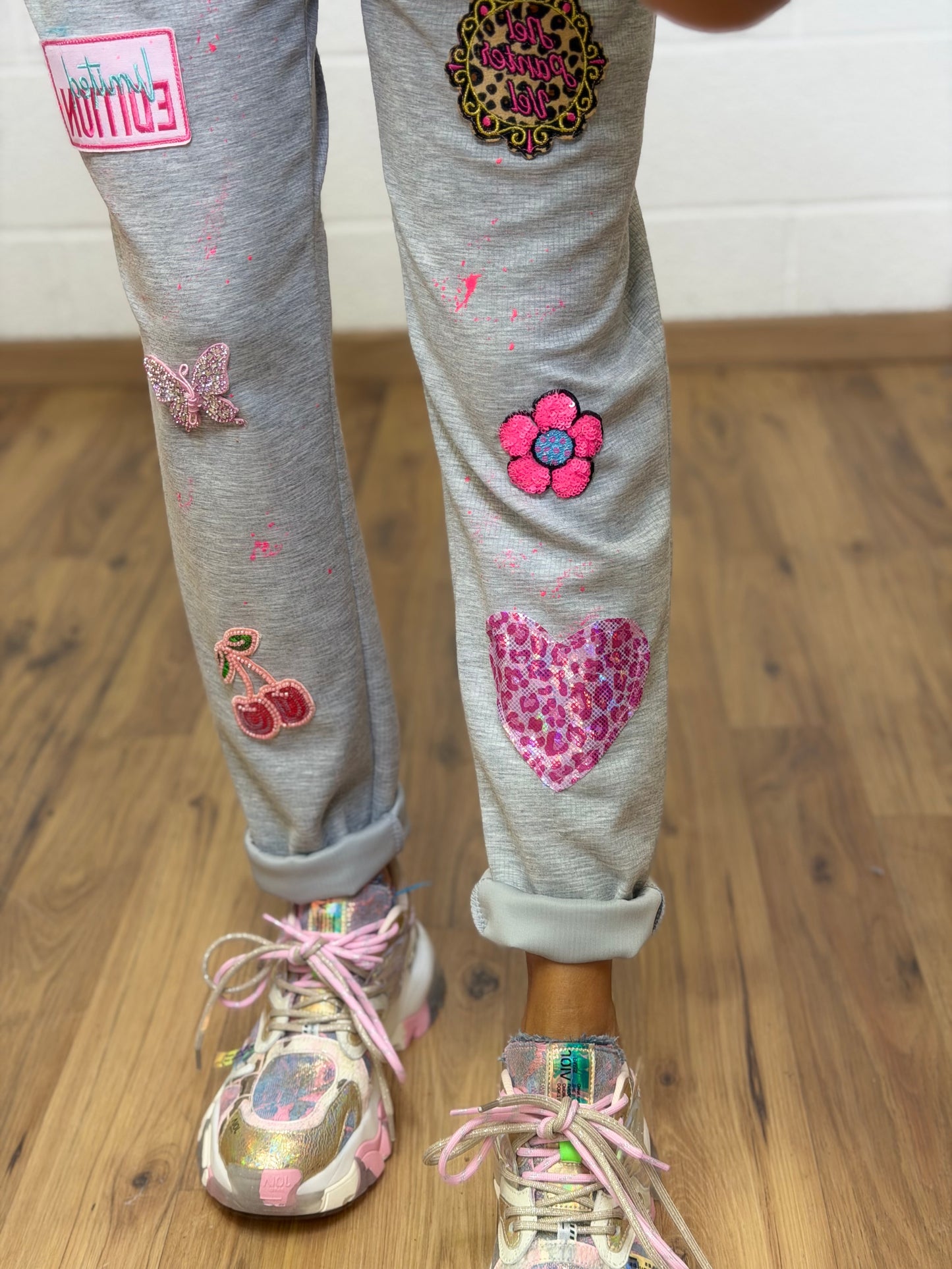 Abpink. Completo patch couture.