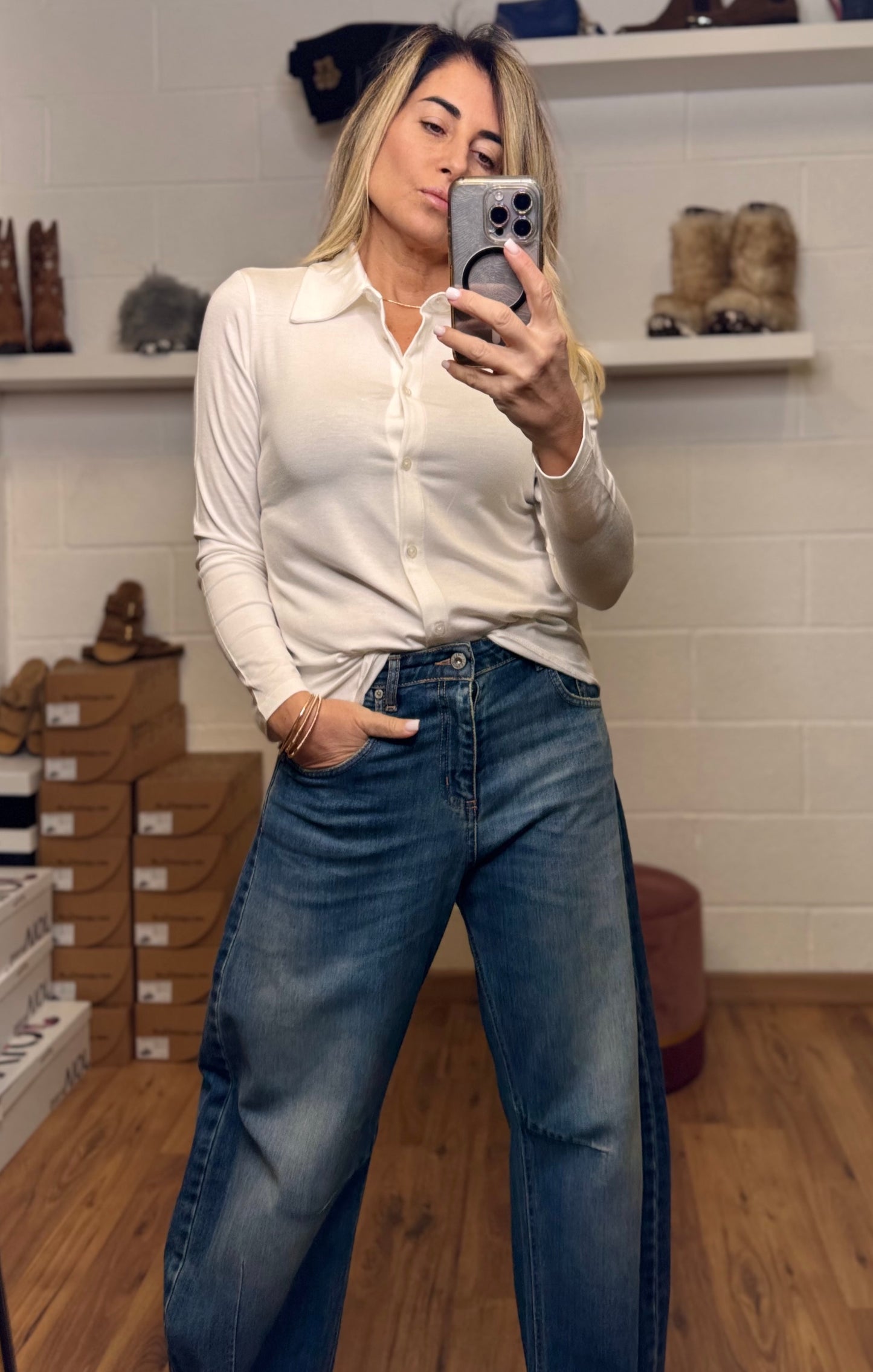 Dixie. Camicia in viscosa