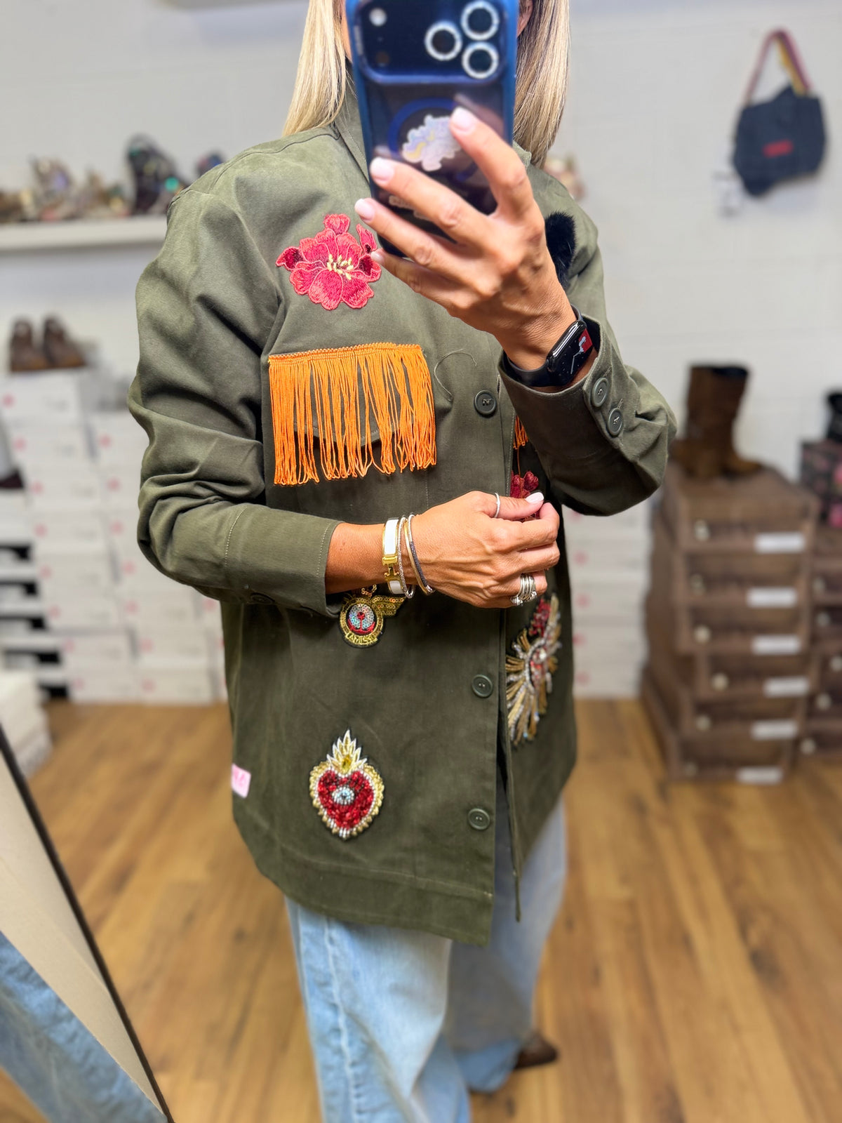 ABpink. Giacca Camicia Charlotte – Tiger