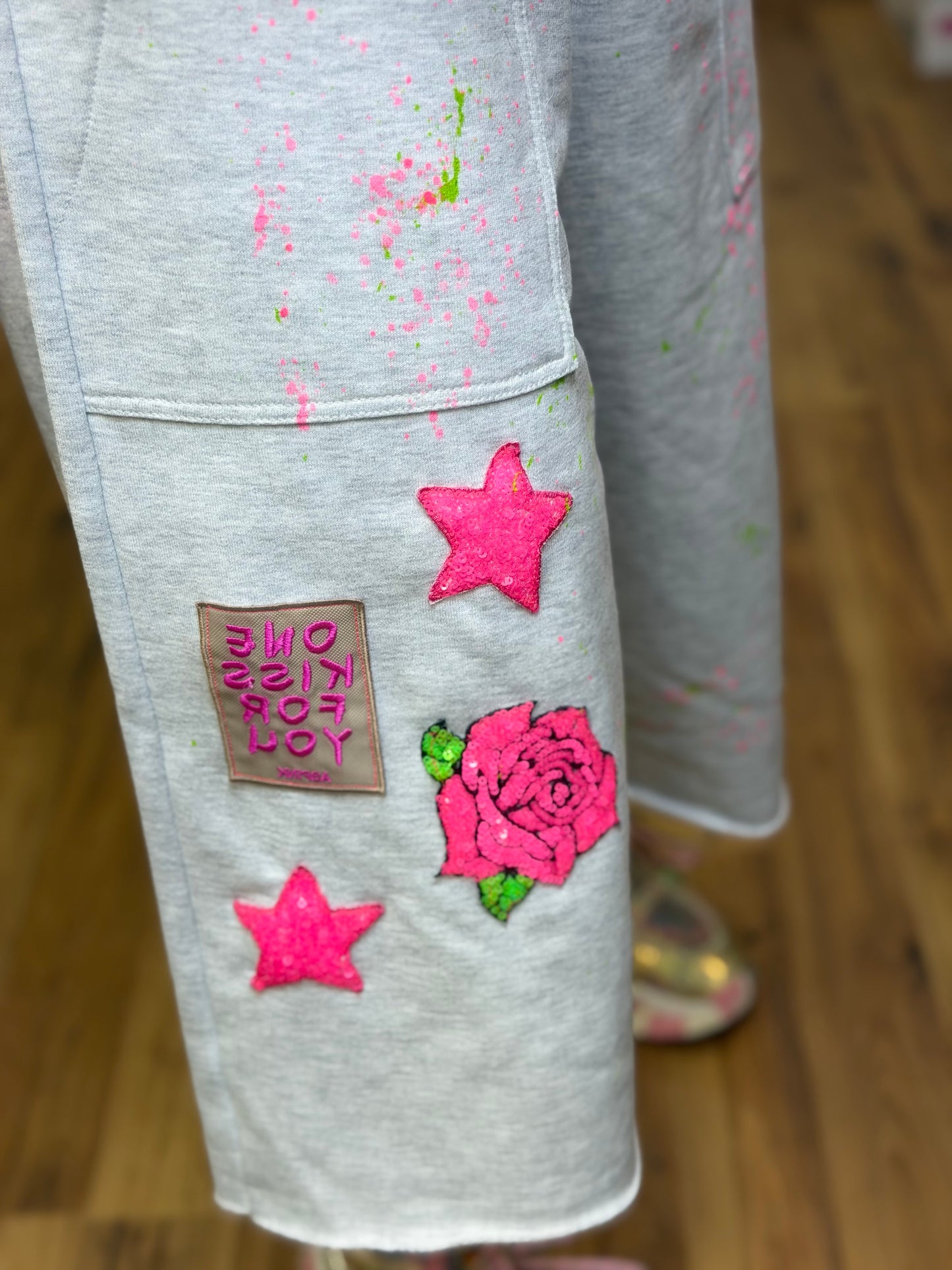 ABPink. Completo grigio cosmic girl