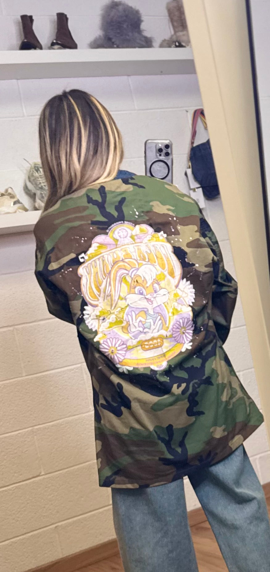 Front street. Giacca camouflage.